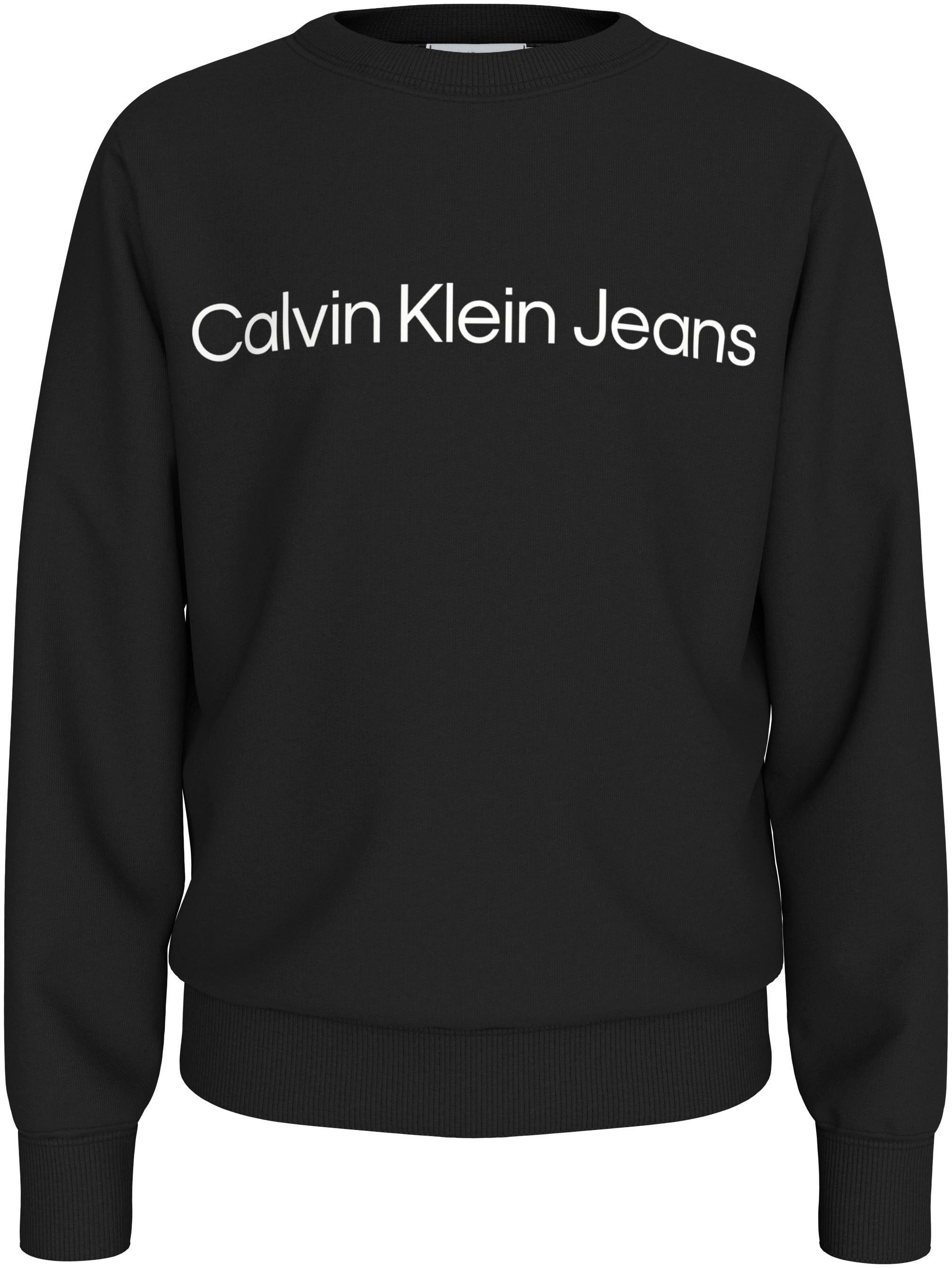 Calvin Klein Sweatshirt INST. LOGO REGULAR CN voor kinderen tot 16 jaar