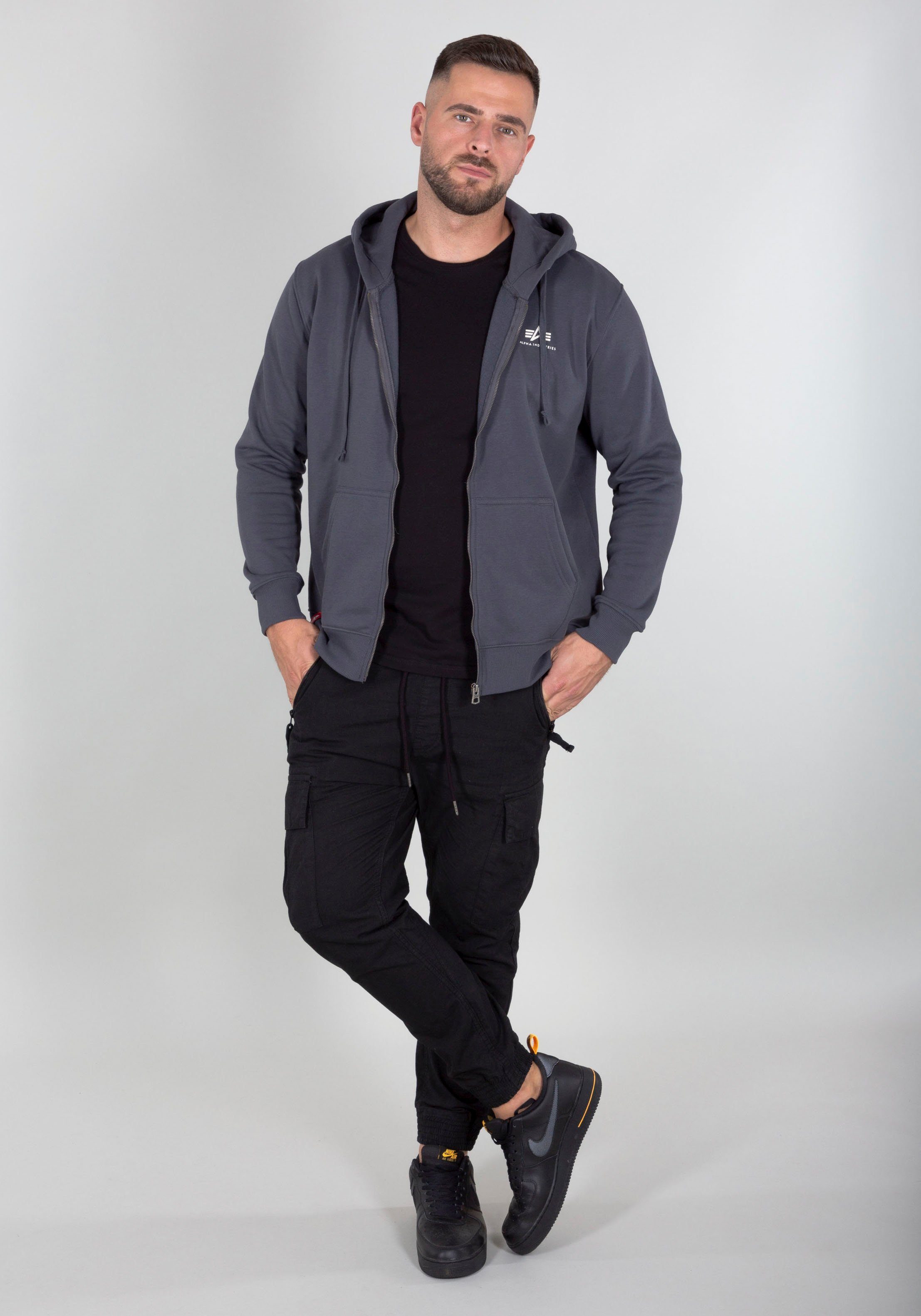 Alpha Industries Capuchonsweatvest Basic Zip Hoody SL