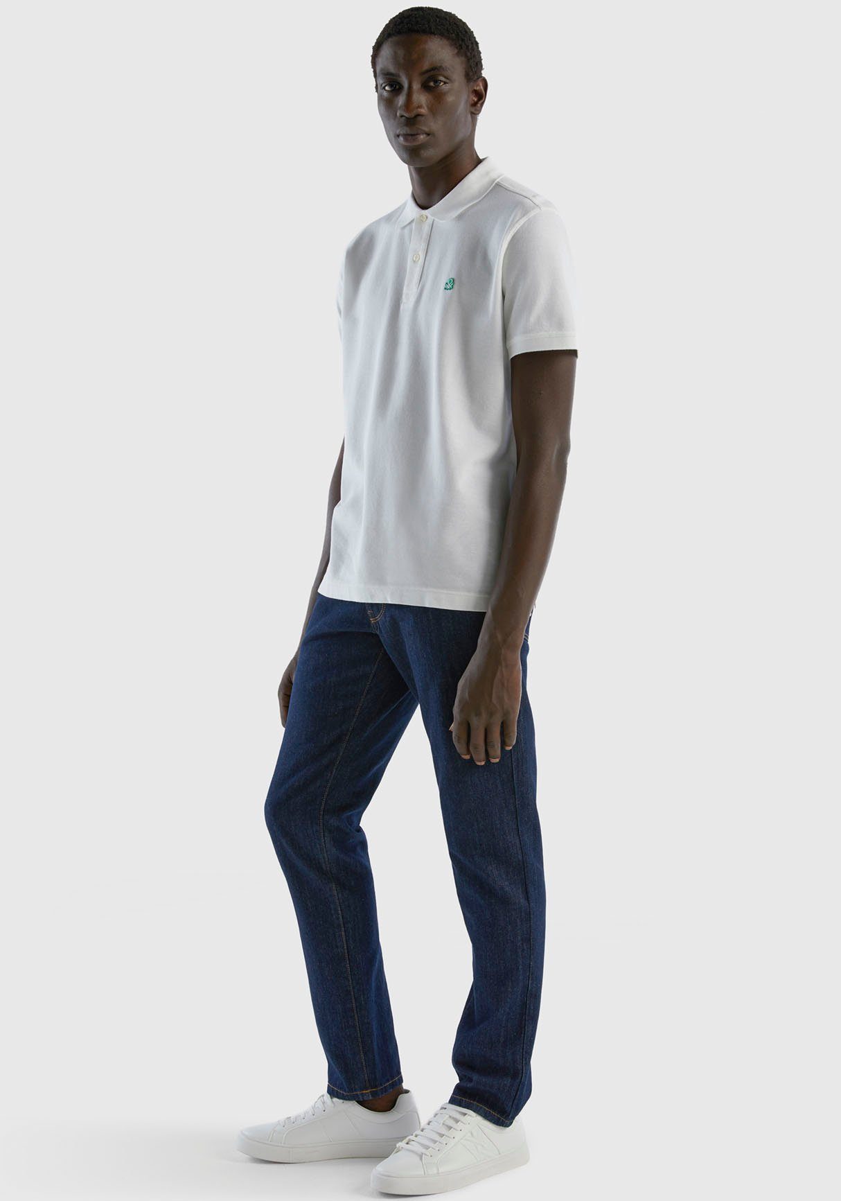 United Colors of Benetton Poloshirt met logo op borsthoogte