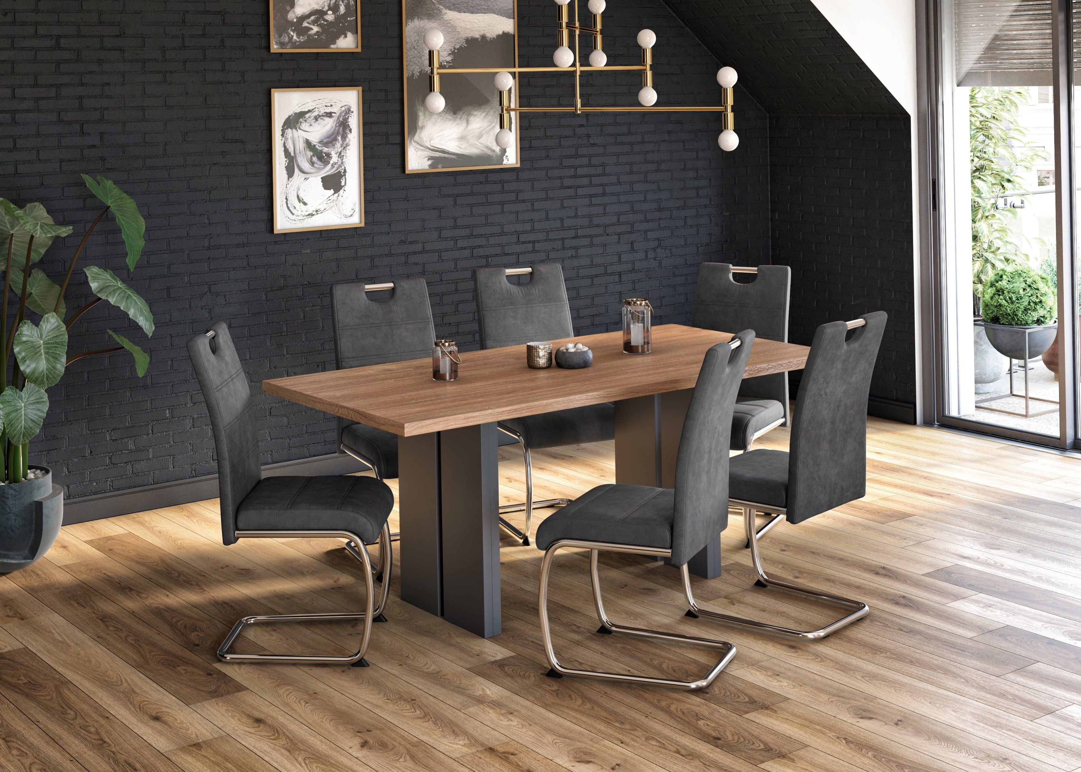 HELA Vrijdragende stoel Flora, eetkamerstoelen
