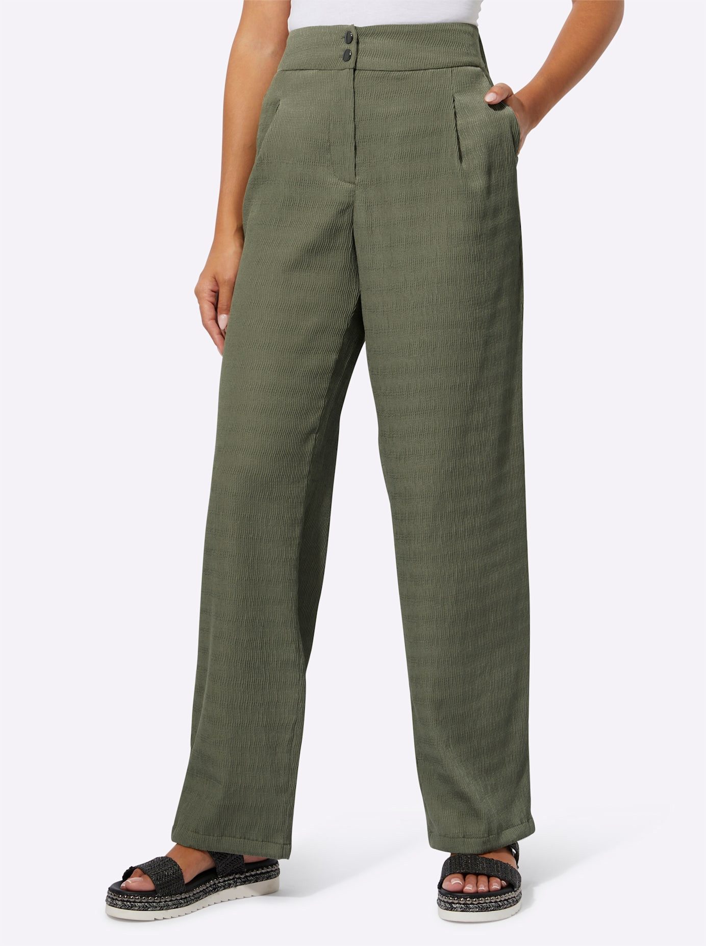 Creation L Geweven broek