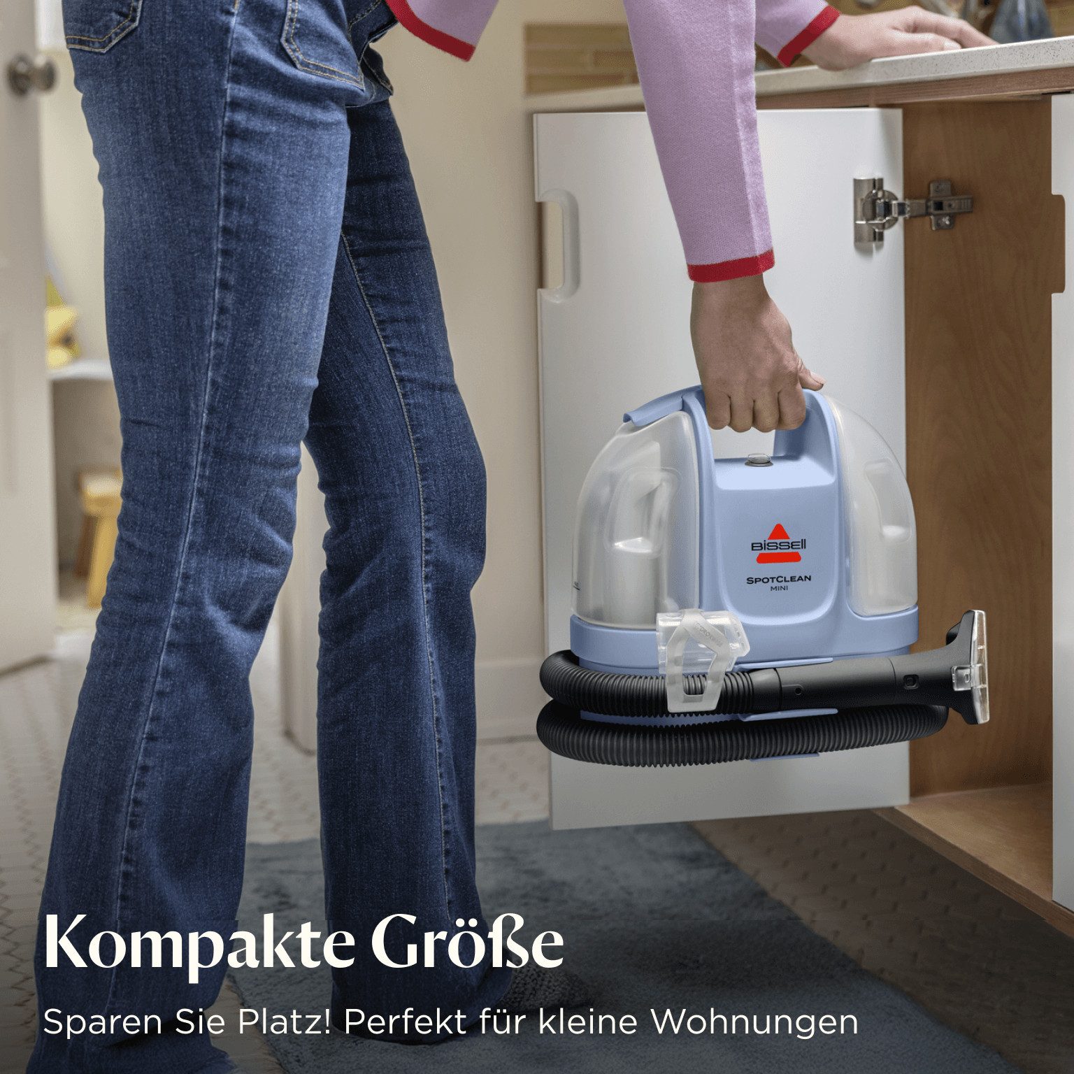 Bissell Waszuiger SpotClean Mini Select, leicht & klein, starke Saugleistung, Dual-Tank