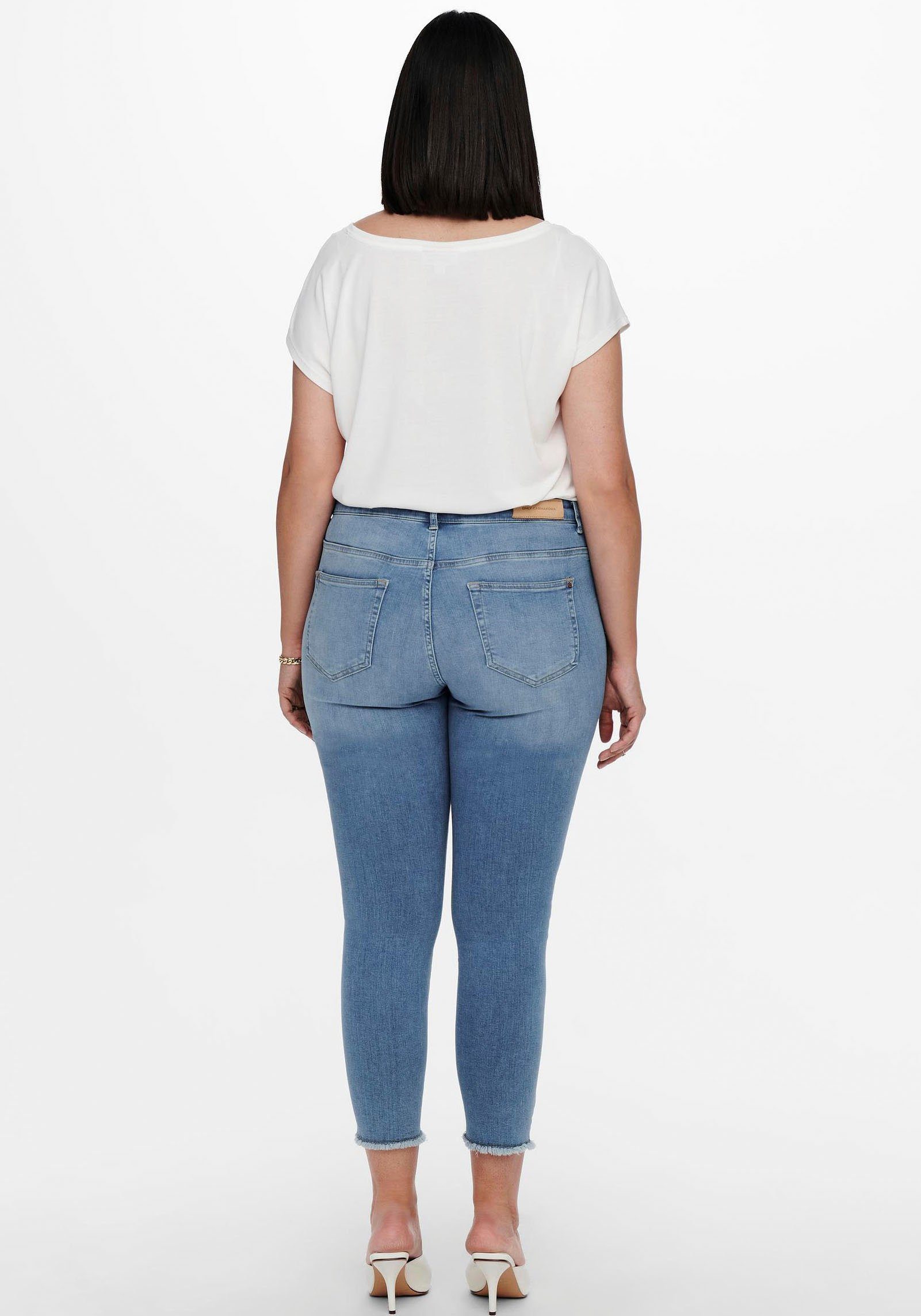 ONLY CARMAKOMA Skinny fit jeans CARWILLY REG SK ANK DNM REA1467 NOOS