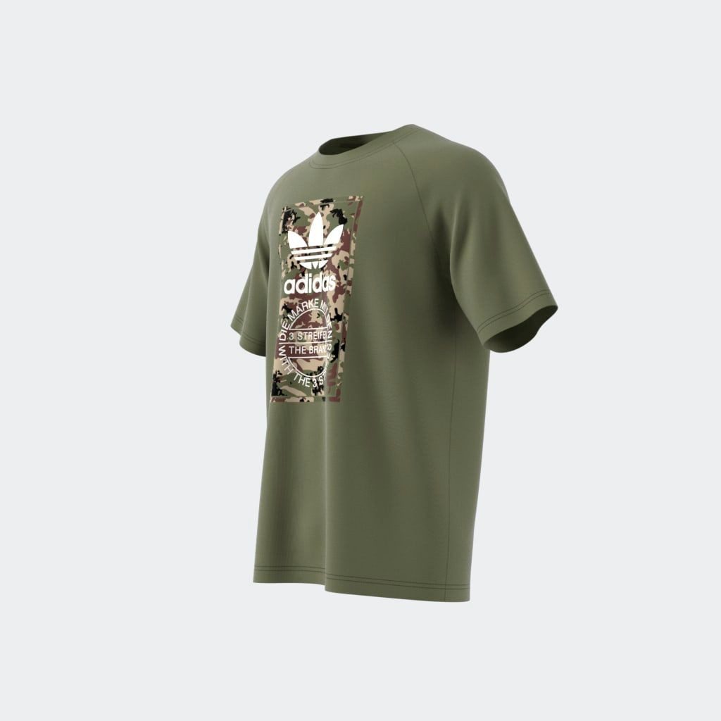 adidas Originals T-shirt CAMO TONGUE TEE