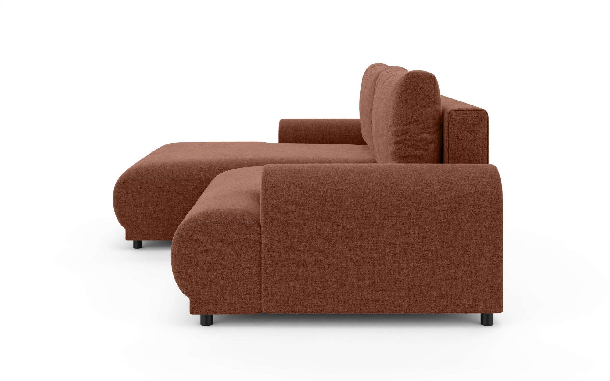 INOSIGN Hoekbank Marsby, met bedfunctie en bedlade, afmetingen: B/H/D 242/65/145 cm