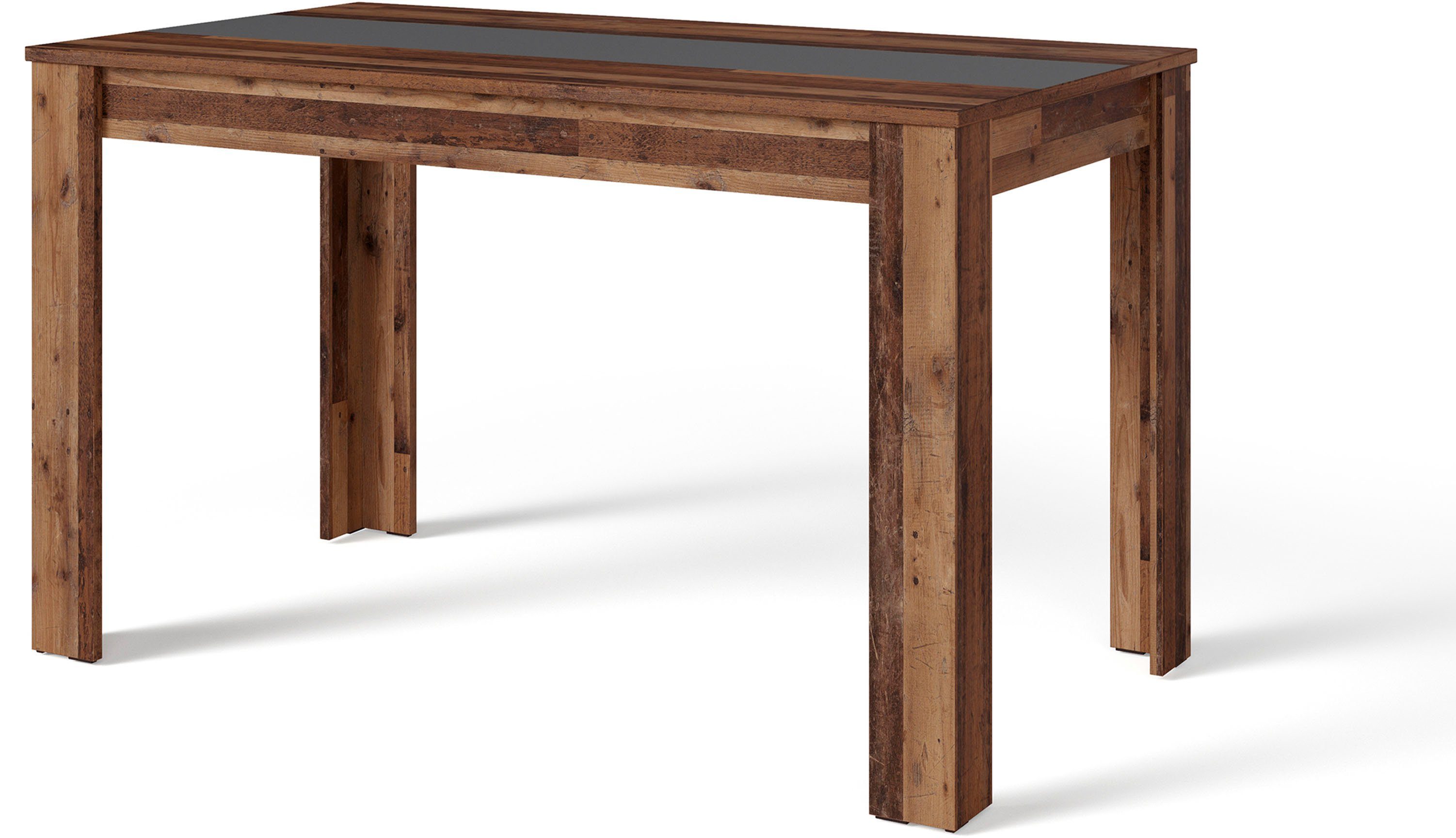 byLIVING Eettafel Nori Breedte 120, 140 of 160 cm, middelste blad keerbaar