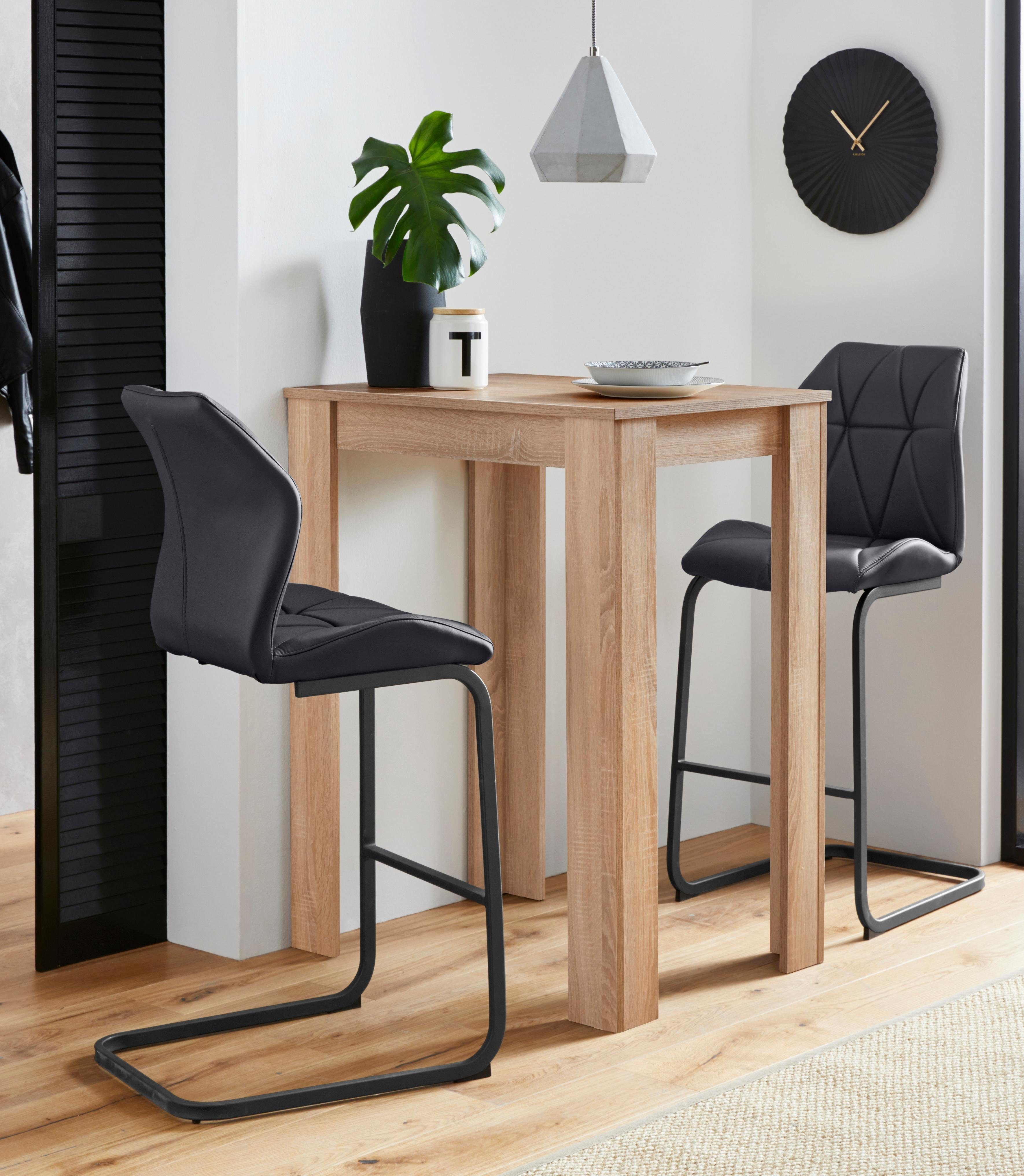 Homexperts Barkruk Indira Overtrekstof imitatieleer (2 stuks)