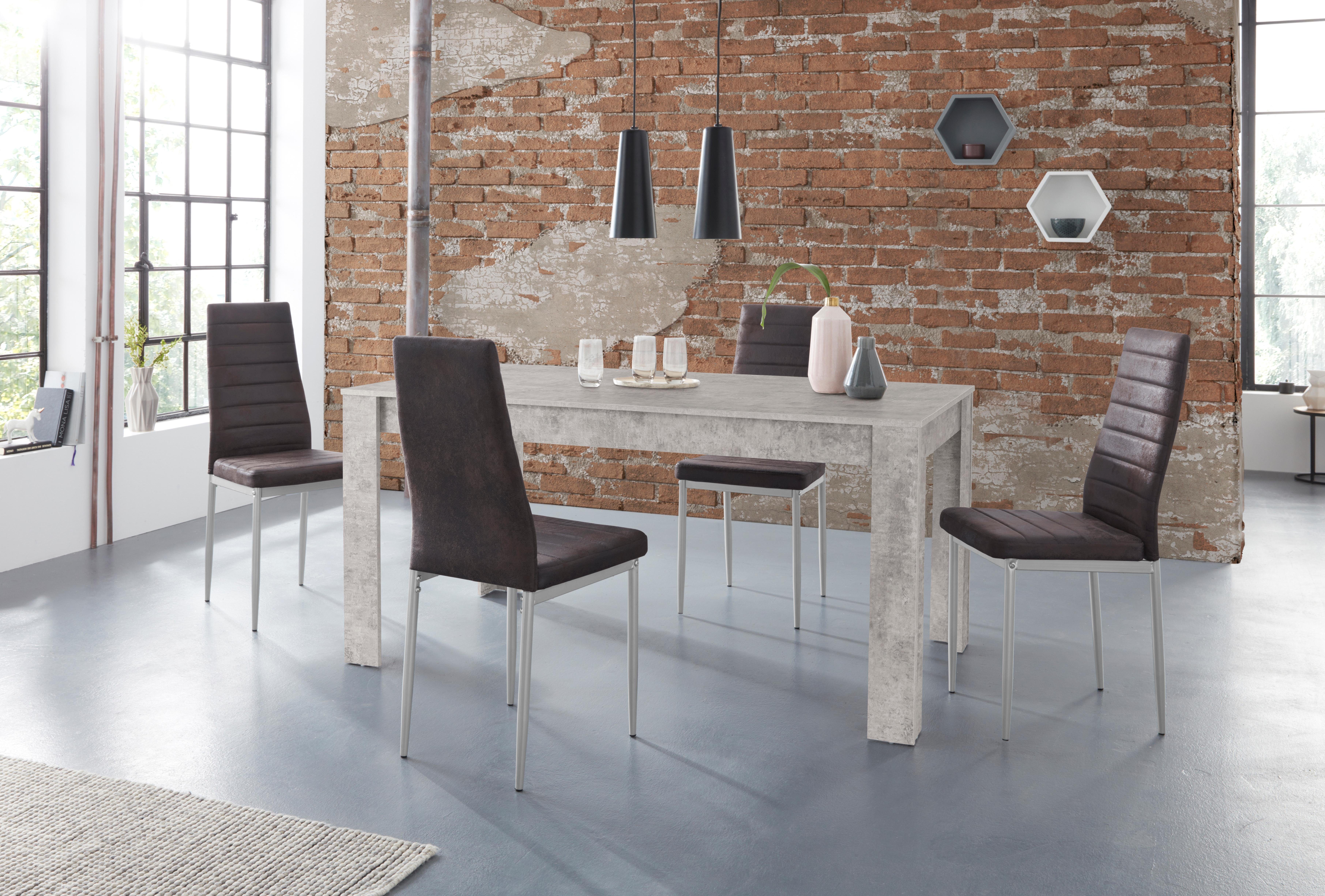 my home Eethoek Lynn160-Kate Tafel met 4 stoelen (set, 5-delig)