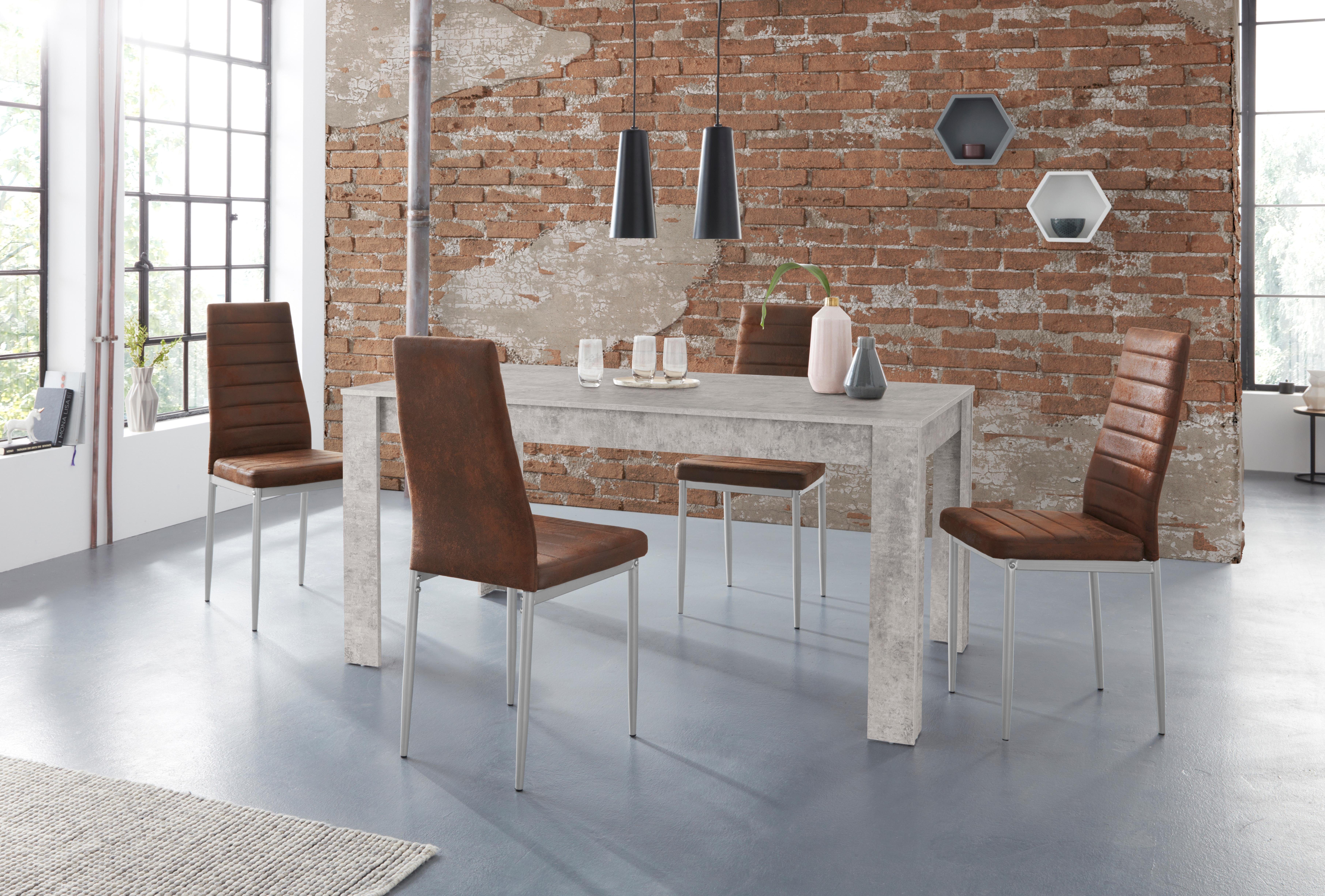 my home Eethoek Lynn160-Kate Tafel met 4 stoelen (set, 5-delig)