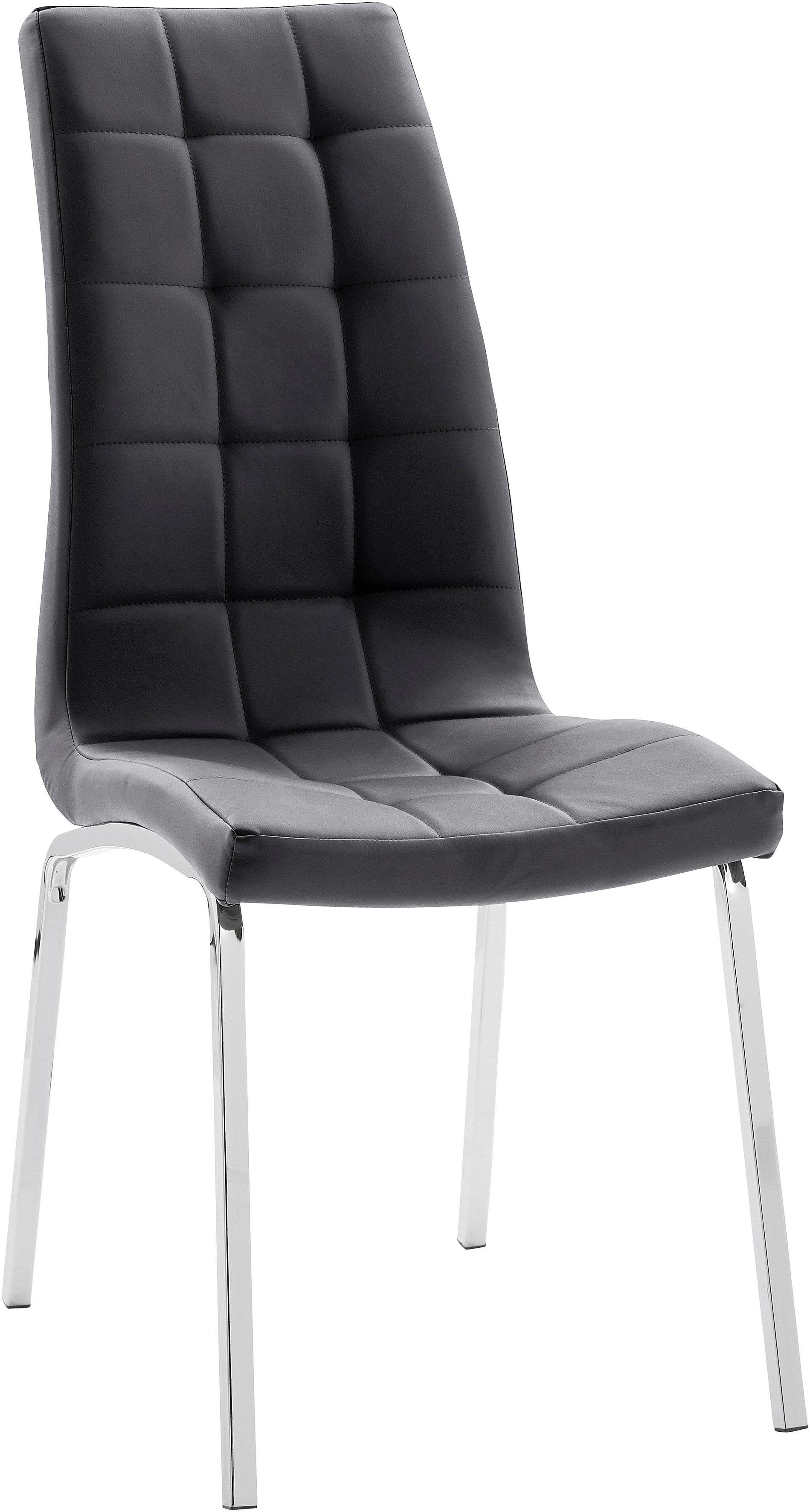 INOSIGN Eethoek Perez/paars met 4 stoelen, tafel uittrekbaar, breedte 160-200 cm (set, 5-delig)