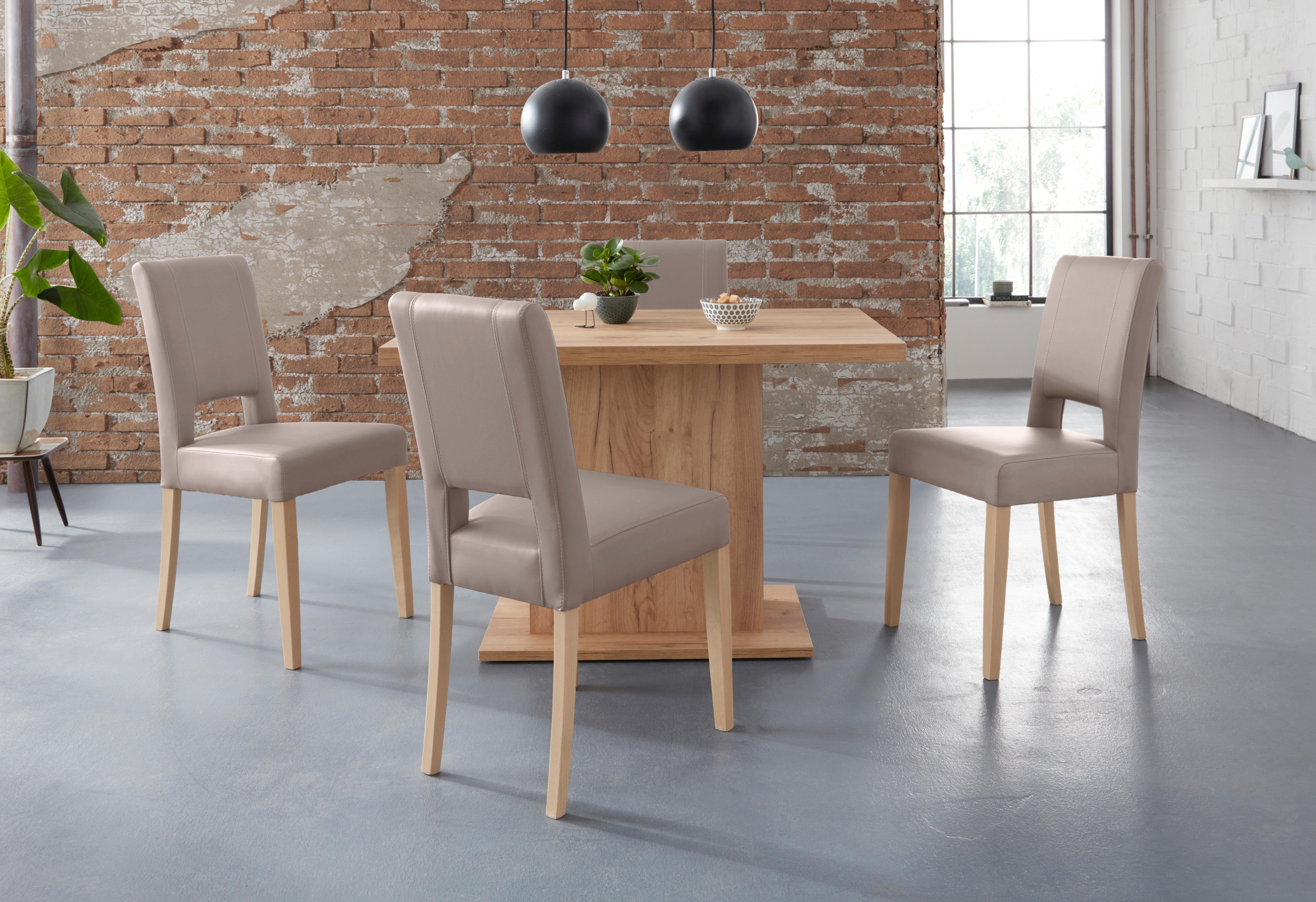 Home affaire eethoek Murano Tafel met 4 stoelen (set, 5delig) koop je