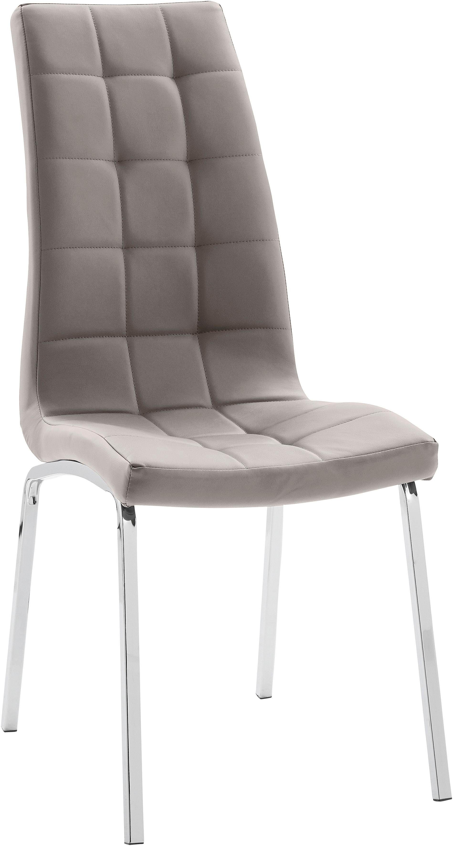 INOSIGN Eethoek Perez/paars met 4 stoelen, tafel uittrekbaar, breedte 160-200 cm (set, 5-delig)