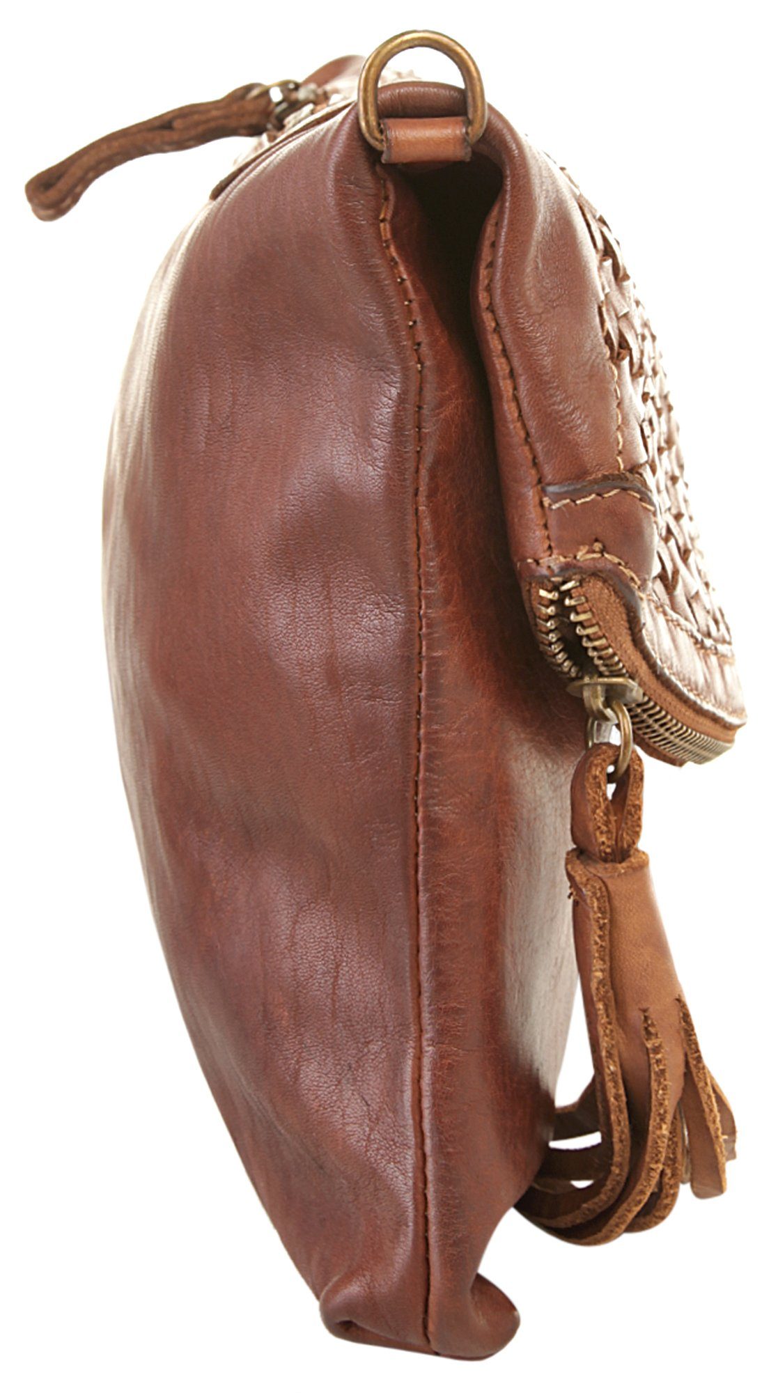 Samantha Look Schoudertas echt leer, made in italy