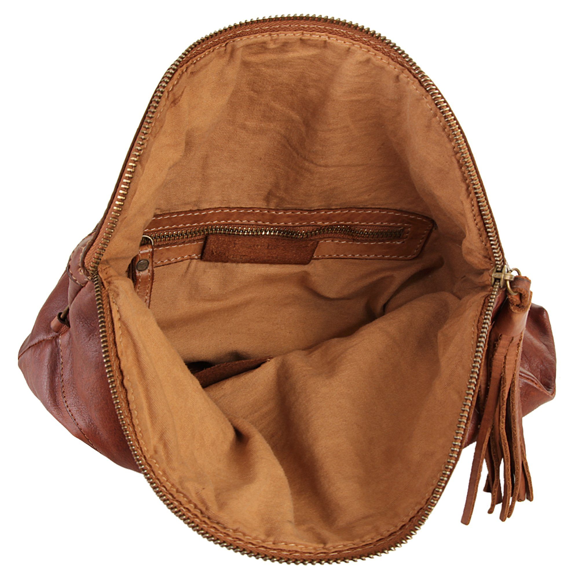 Samantha Look Schoudertas echt leer, made in italy
