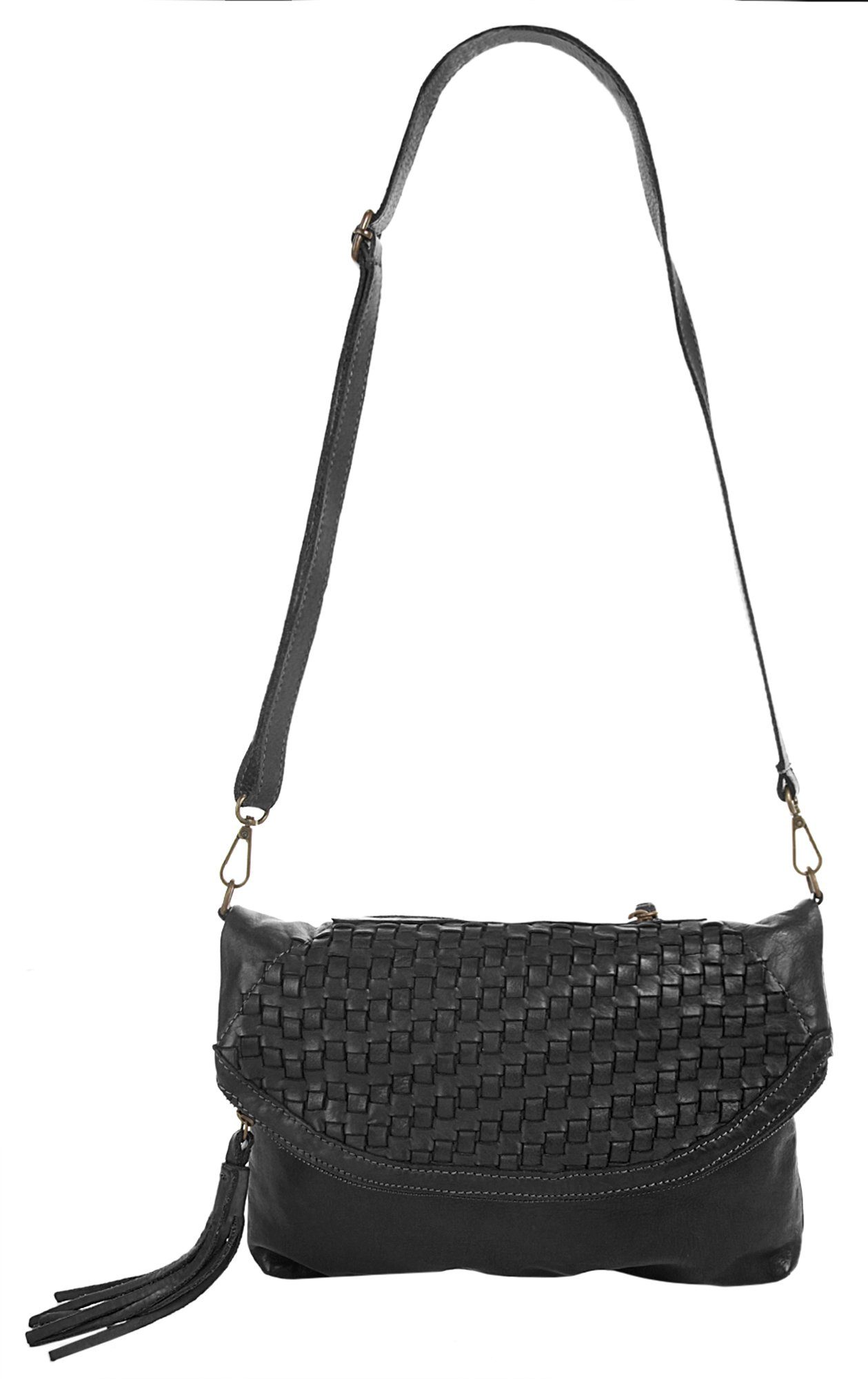 Samantha Look Schoudertas echt leer, made in italy