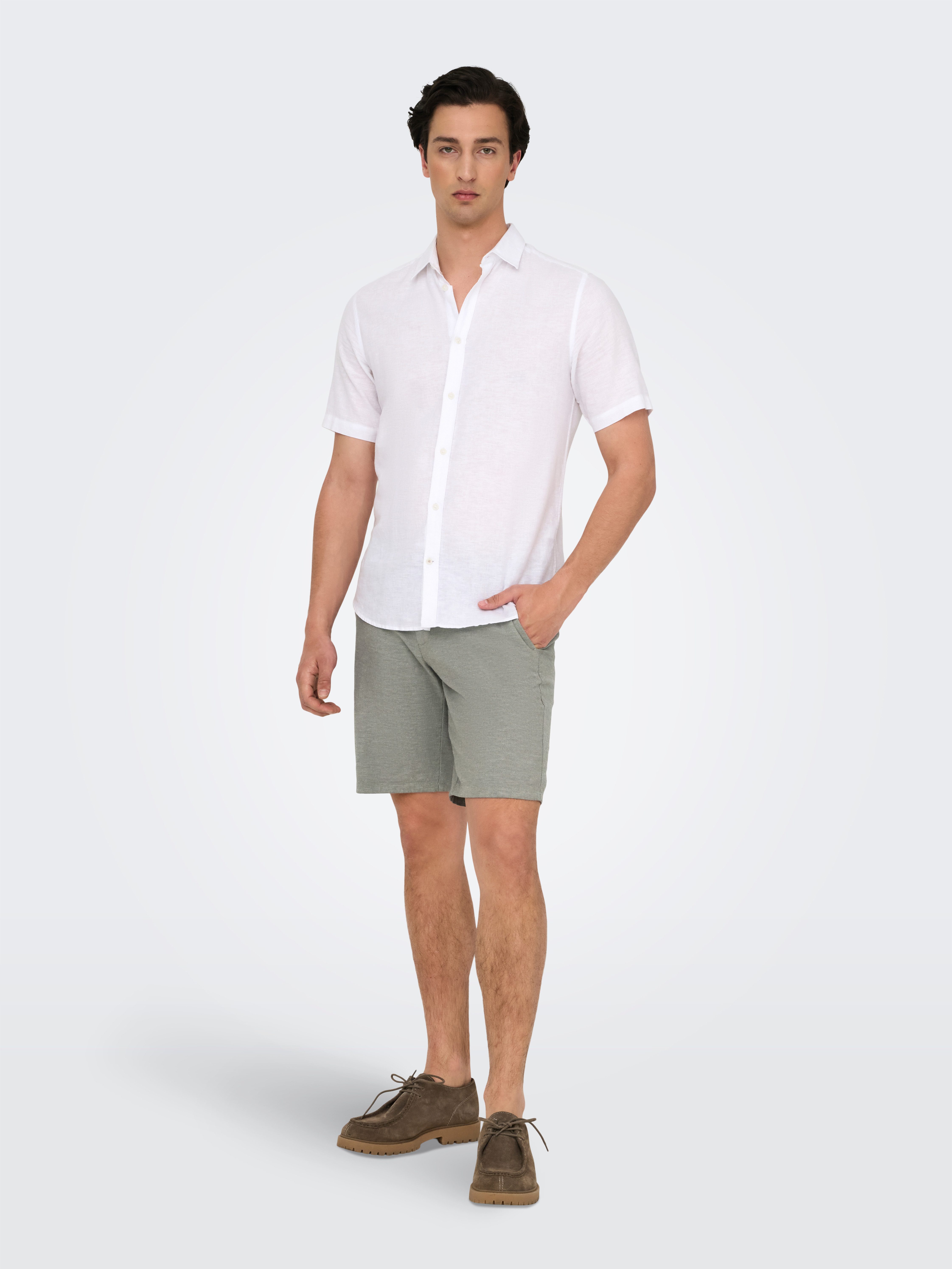 ONLY & SONS Chino-short ONSMARK 0011 COTTON LINEN SHORTS NOOS