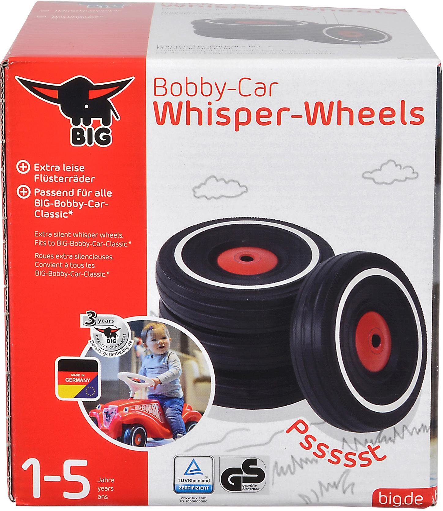 BIG Loopauto BIG Bobby Car Whisper Wheels Geschikt voor alle BIG Bobby Car Classic, made...