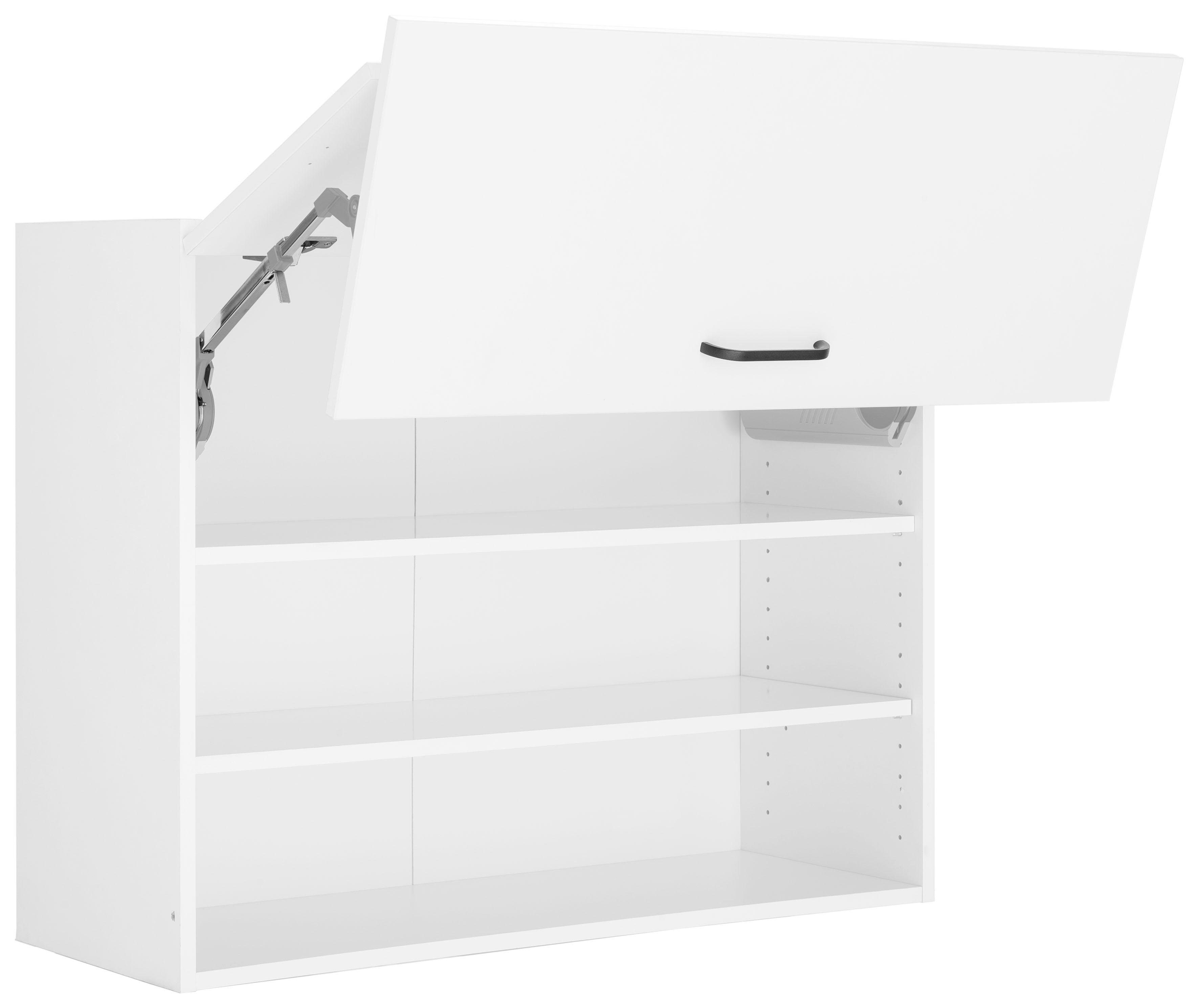 OPTIFIT Hangend kastje met vouwklep Elga met soft-closefunctie en metalen grepen, breedte 90 cm