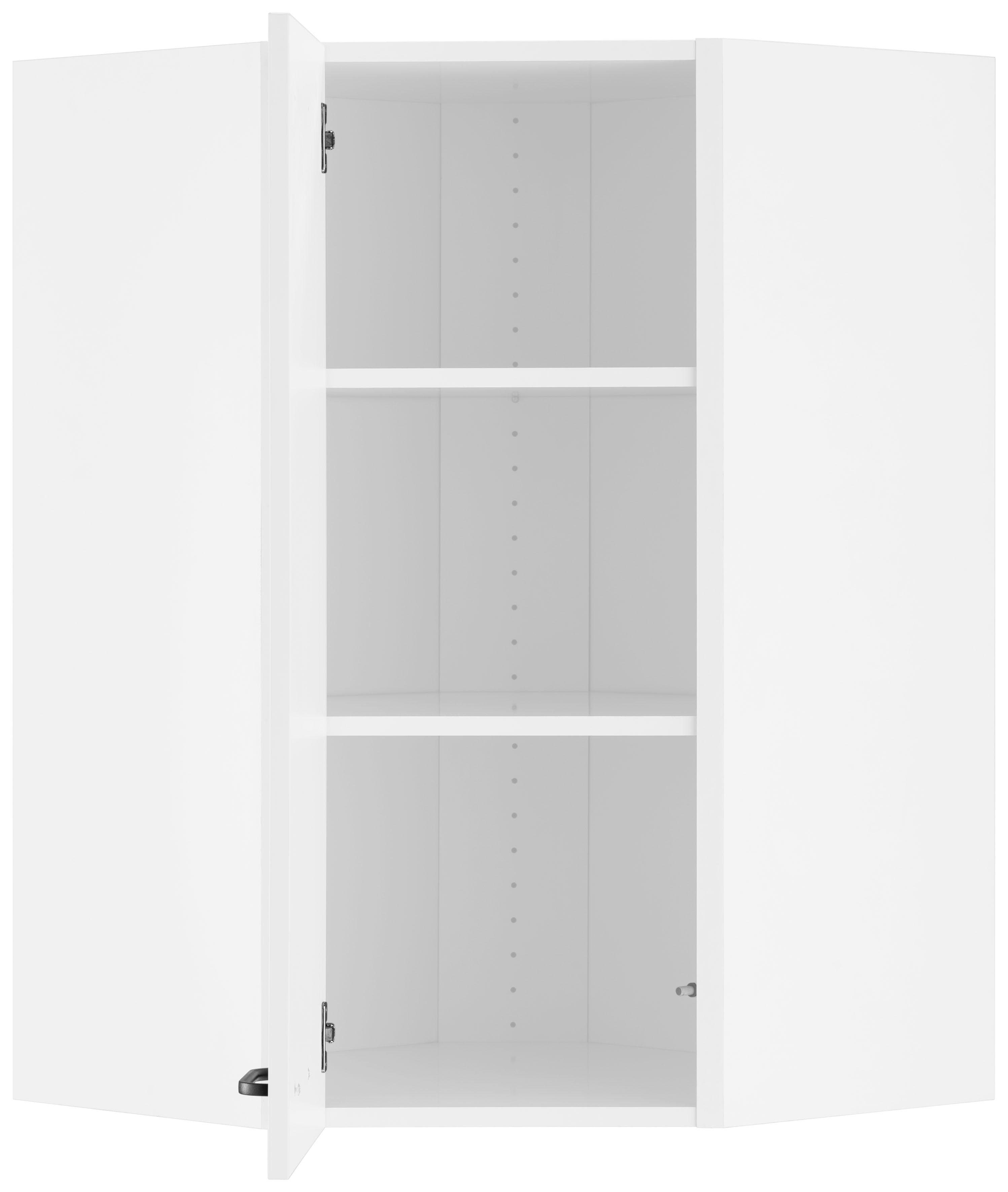 OPTIFIT Hangend hoekkastje Elga met soft-closefunctie en metalen greep, breedte 60x60 cm
