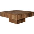 sit salontafel seadrift van gerecycled gebruikt hout, shabby chic, vintage, vierkant beige