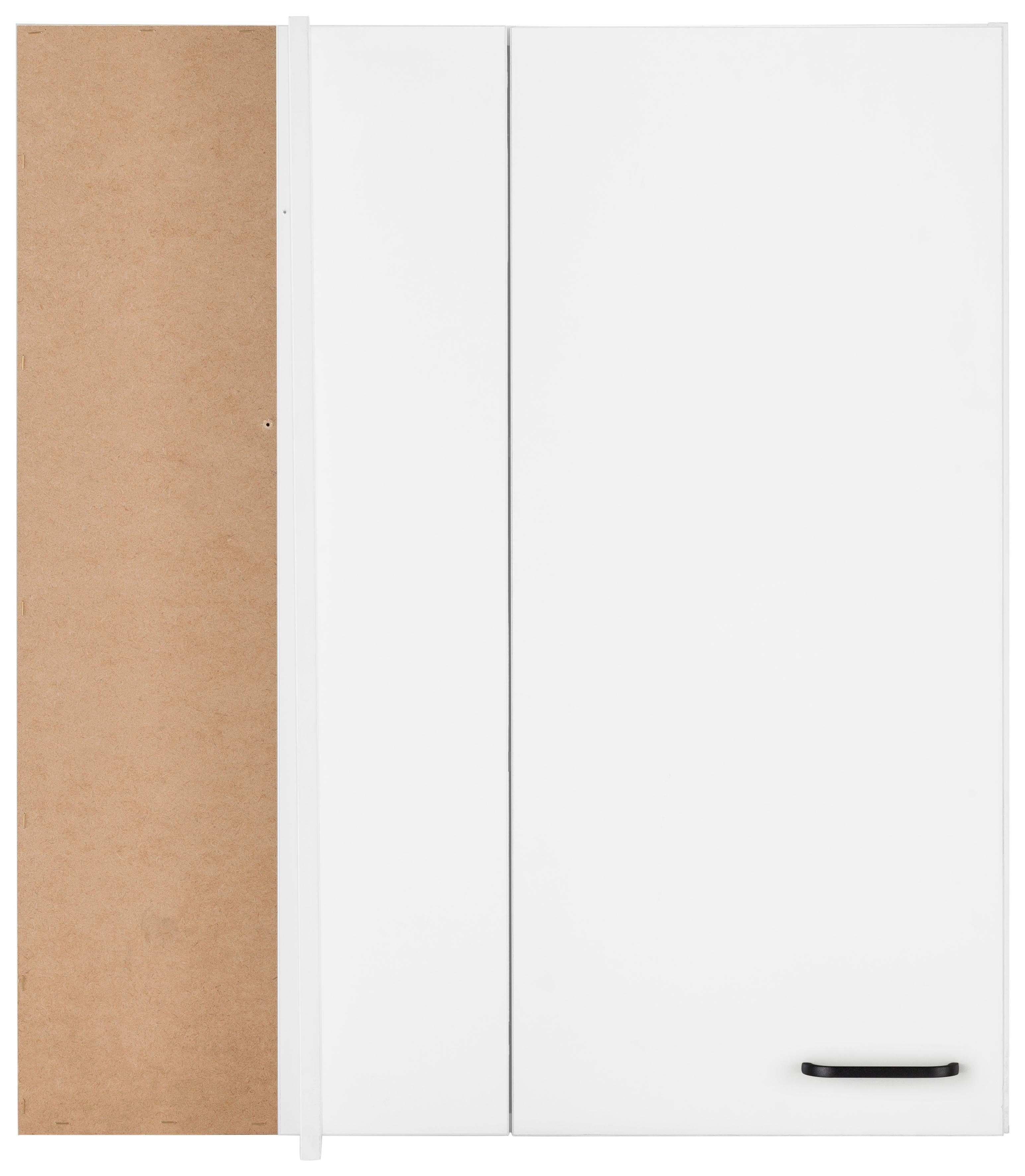 OPTIFIT Hangend hoekkastje Elga met soft-closefunctie en metalen greep, breedte 80 cm