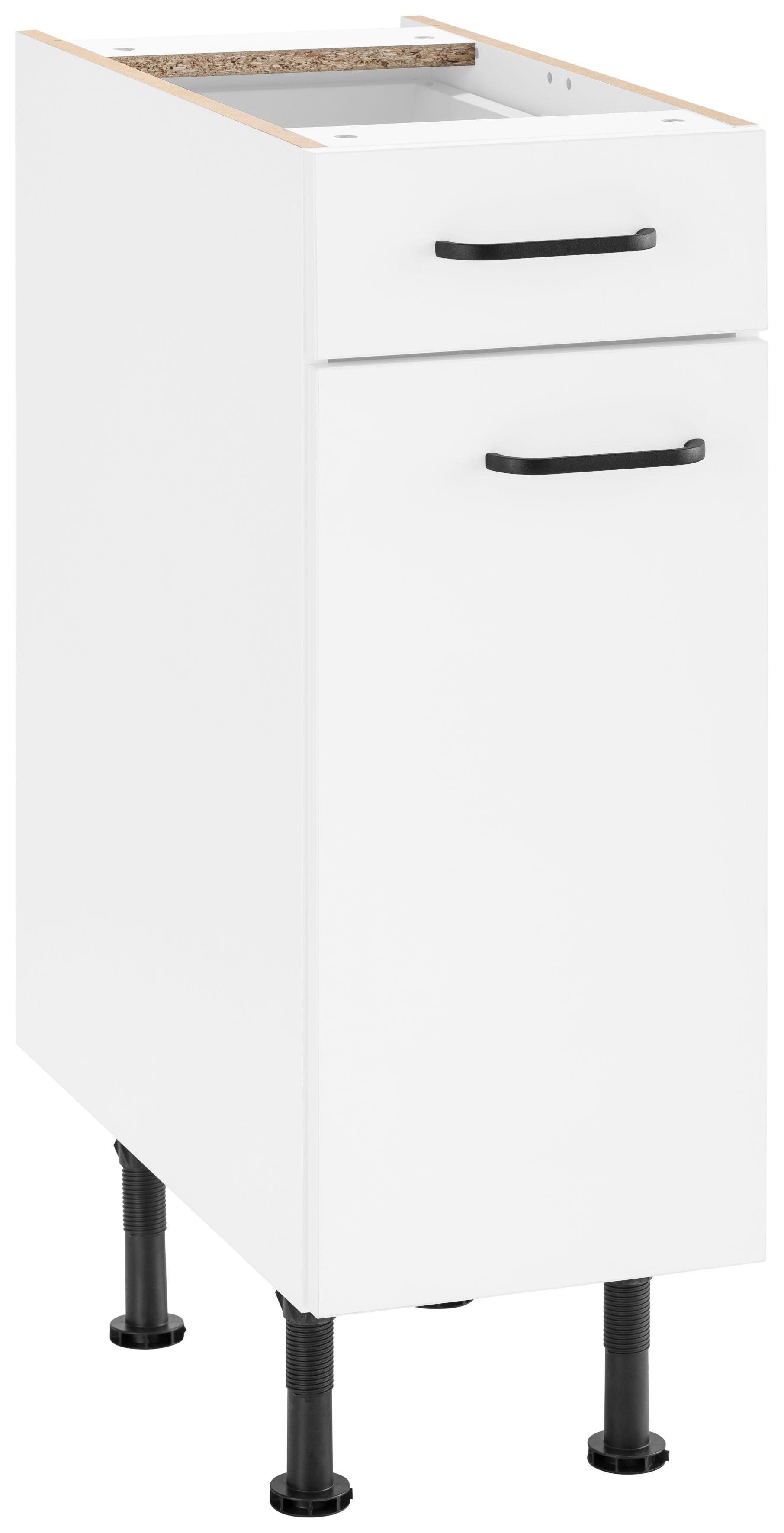 OPTIFIT Onderkast Elga met soft-close-functie, in hoogte verstelbare poten, breedte 30 cm onderkasten wit