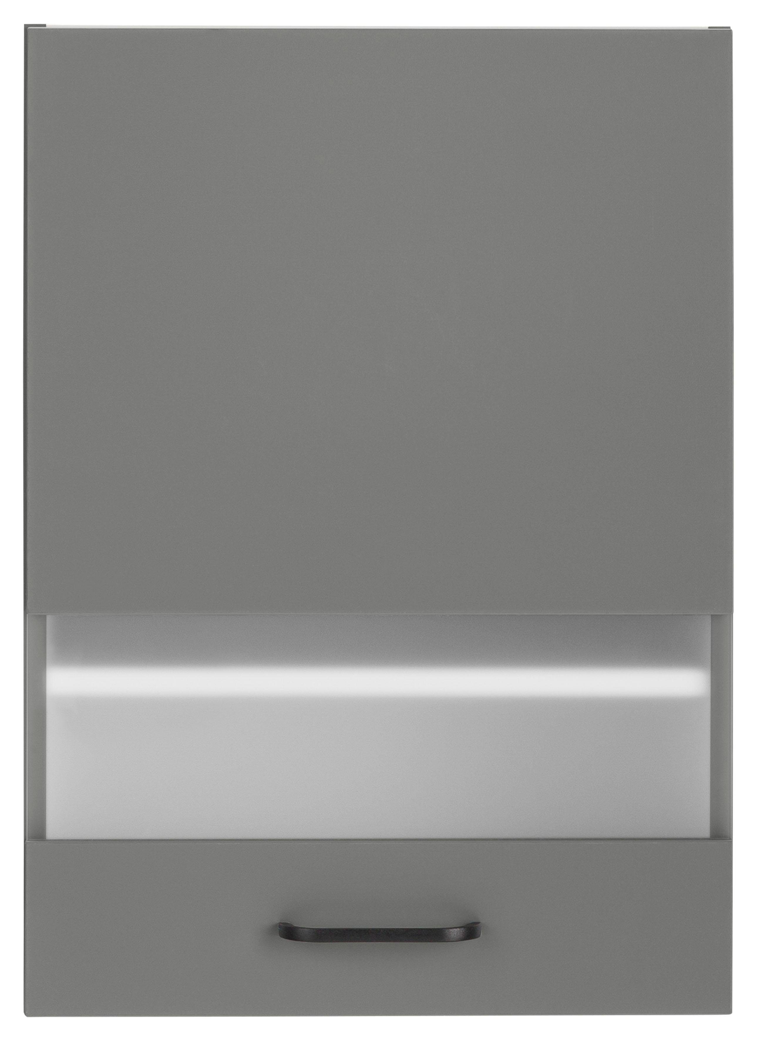 OPTIFIT Hangend kastje met glasdeur Elga met soft-closefunctie en metalen greep, breedte 50 cm