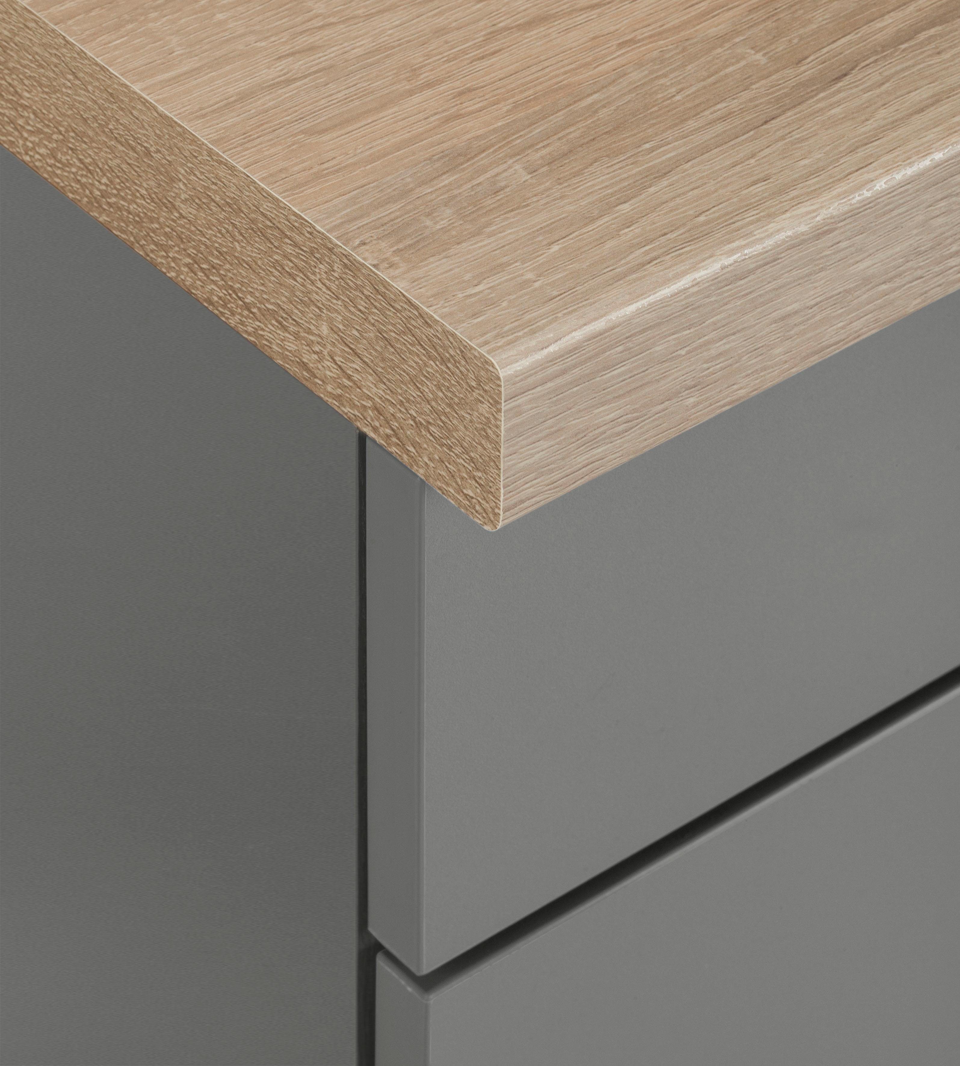 OPTIFIT Keukenblok Elga Premium keuken, soft-close functie, grote volledig uittrekbare lades, breedte 390 cm