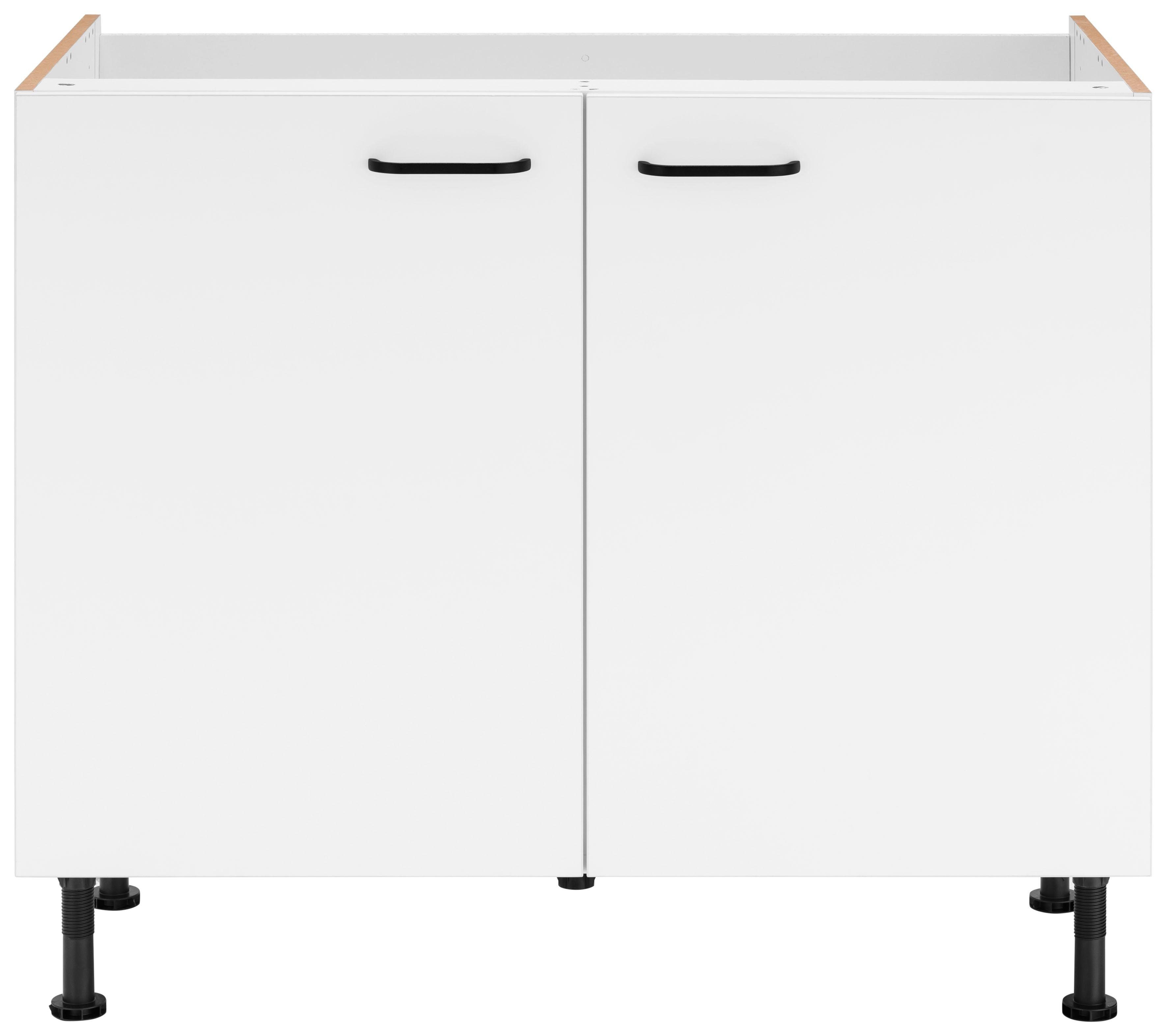 OPTIFIT Gootsteenkast Elga met soft-close-functie, in hoogte verstelbare poten, breedte 100 cm