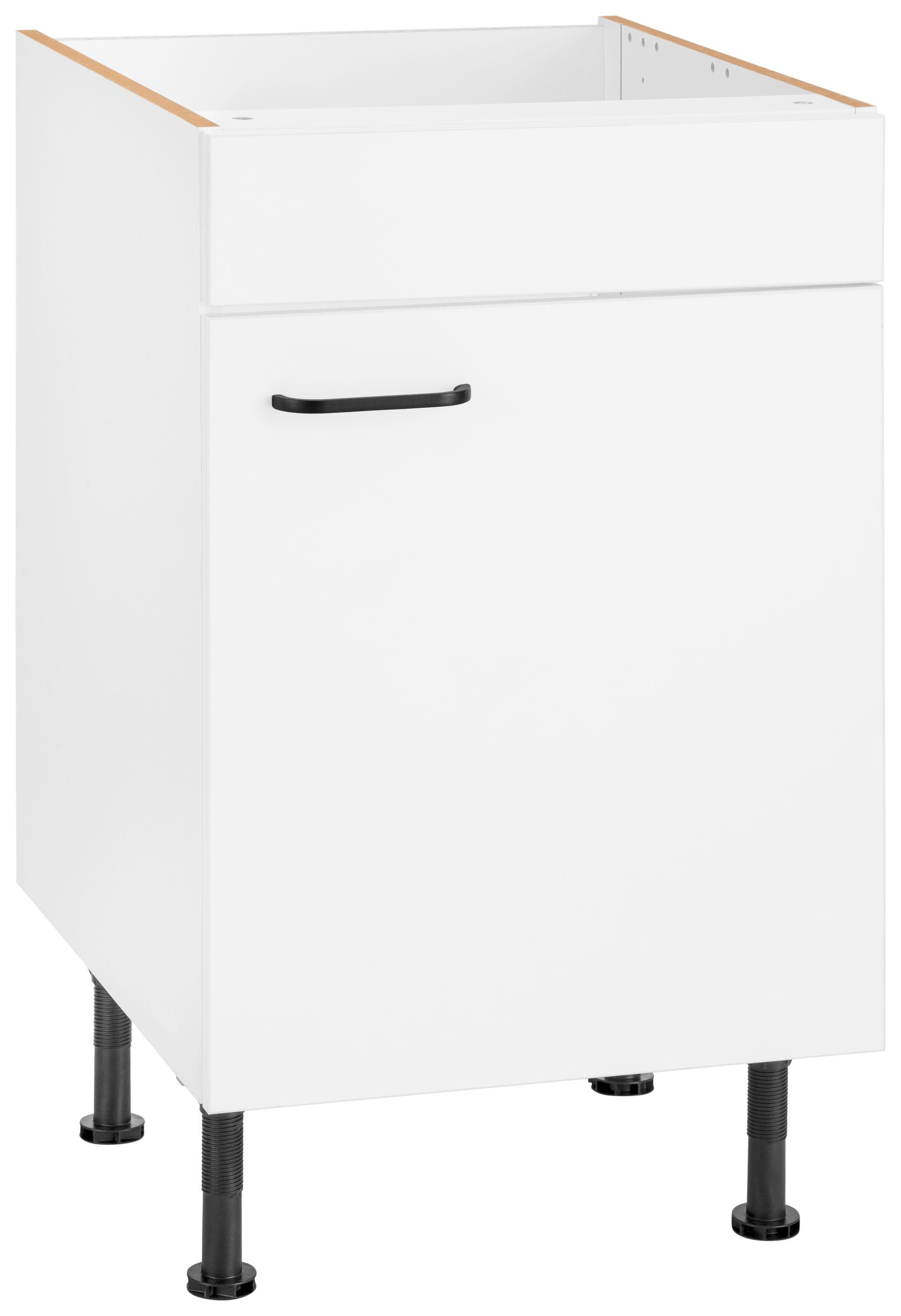 OPTIFIT Gootsteenkast Elga met soft-close-functie, in hoogte verstelbare poten, breedte 50 cm gootsteenkasten wit