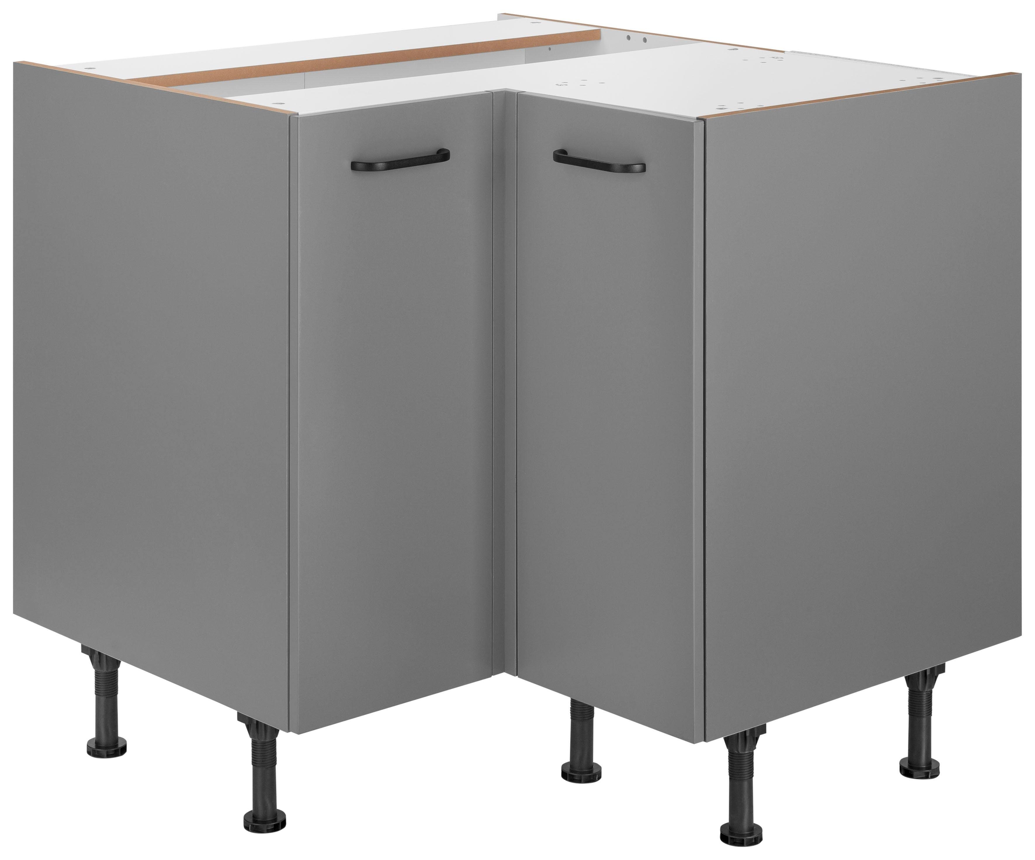 OPTIFIT Hoekonderkast Elga met soft-close-functie, in hoogte verstelbare poten, breedte 90x90 cm
