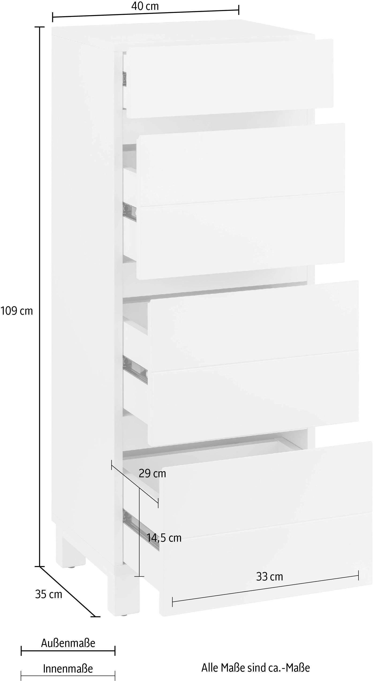 Home affaire Badkamerkast Kaika Breedte 40 cm