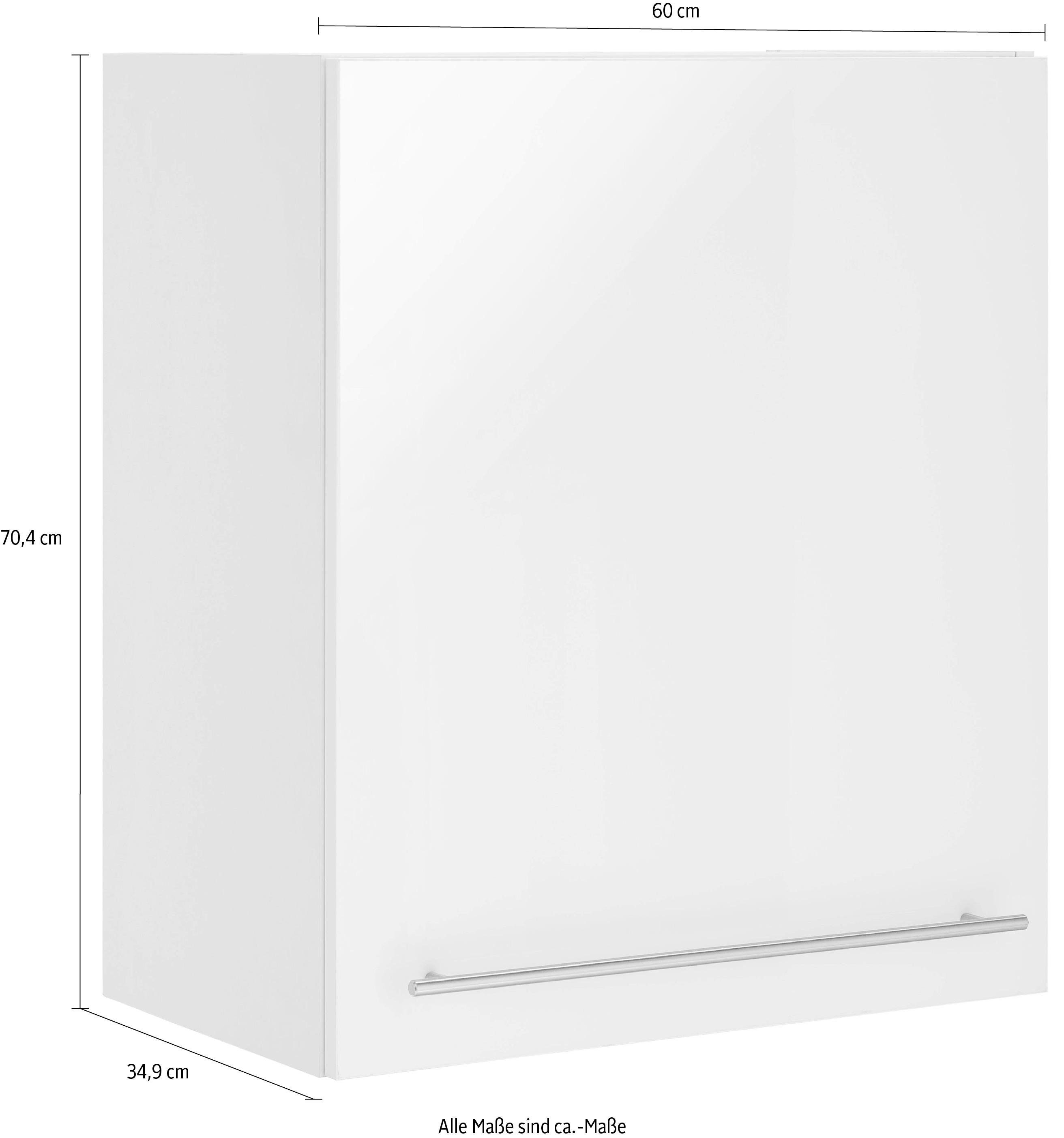 OPTIFIT Hangend kastje Bern Breedte 60 cm, 70 cm hoog, met 1 deur, met metalen greep