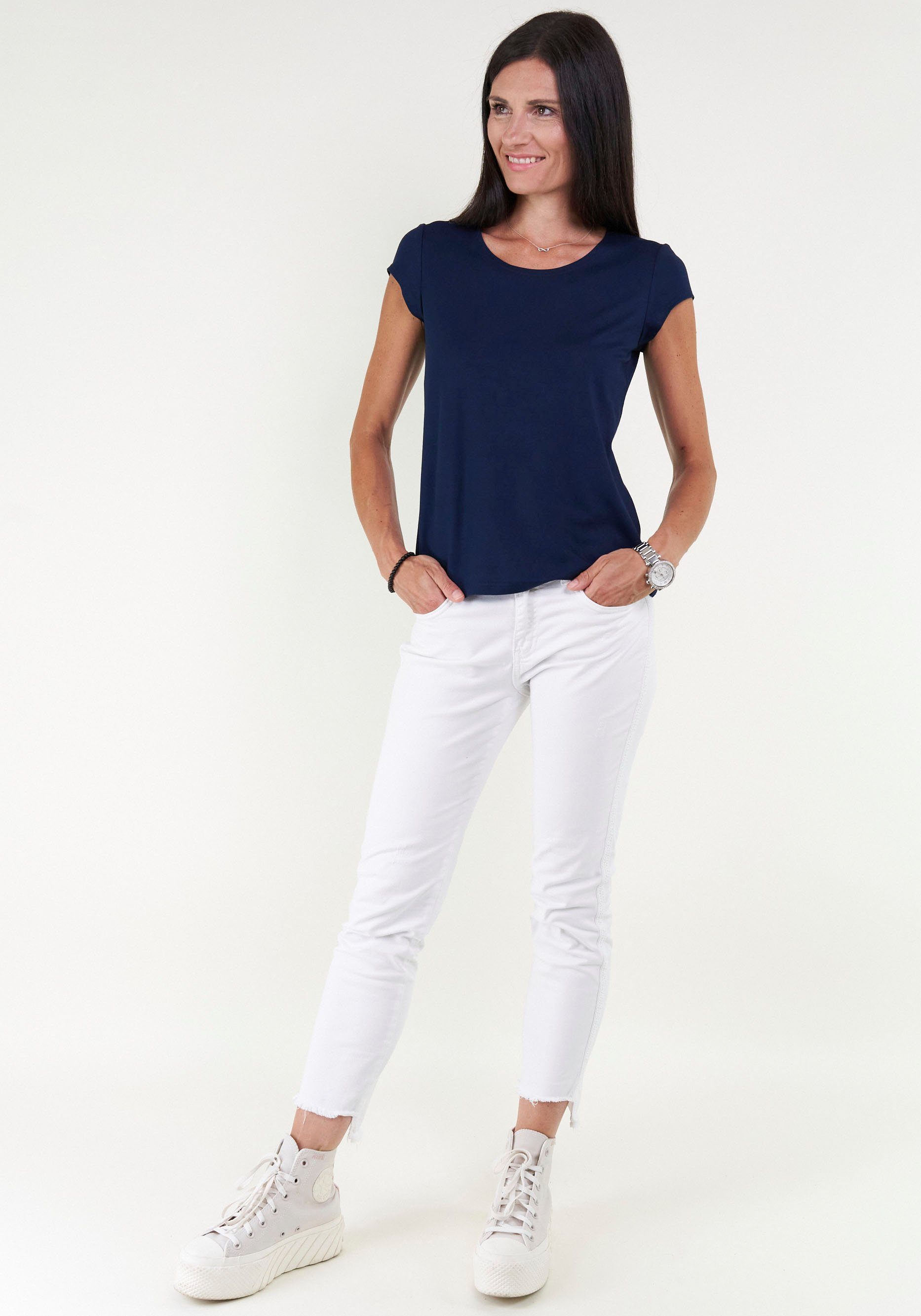 Seidel Moden T-shirt met kapmouwen, made in germany
