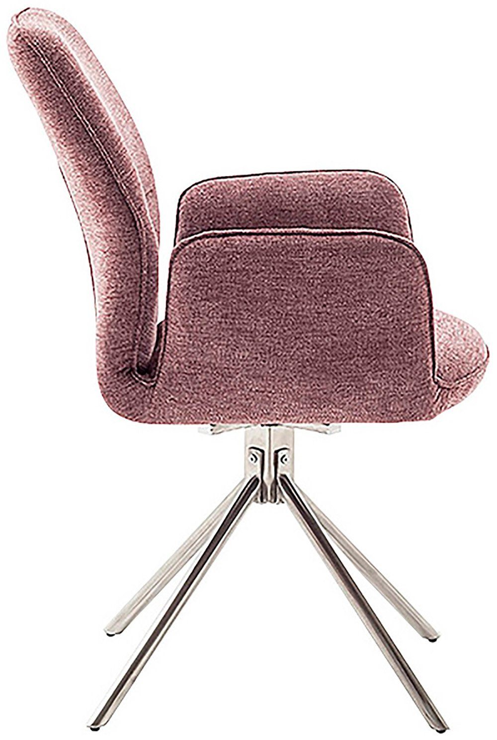 MCA furniture Eetkamerstoel Greyton (2-set), draaibaar 180°, belastbaarheid 120 kg, zithoogte ca. 50 cm