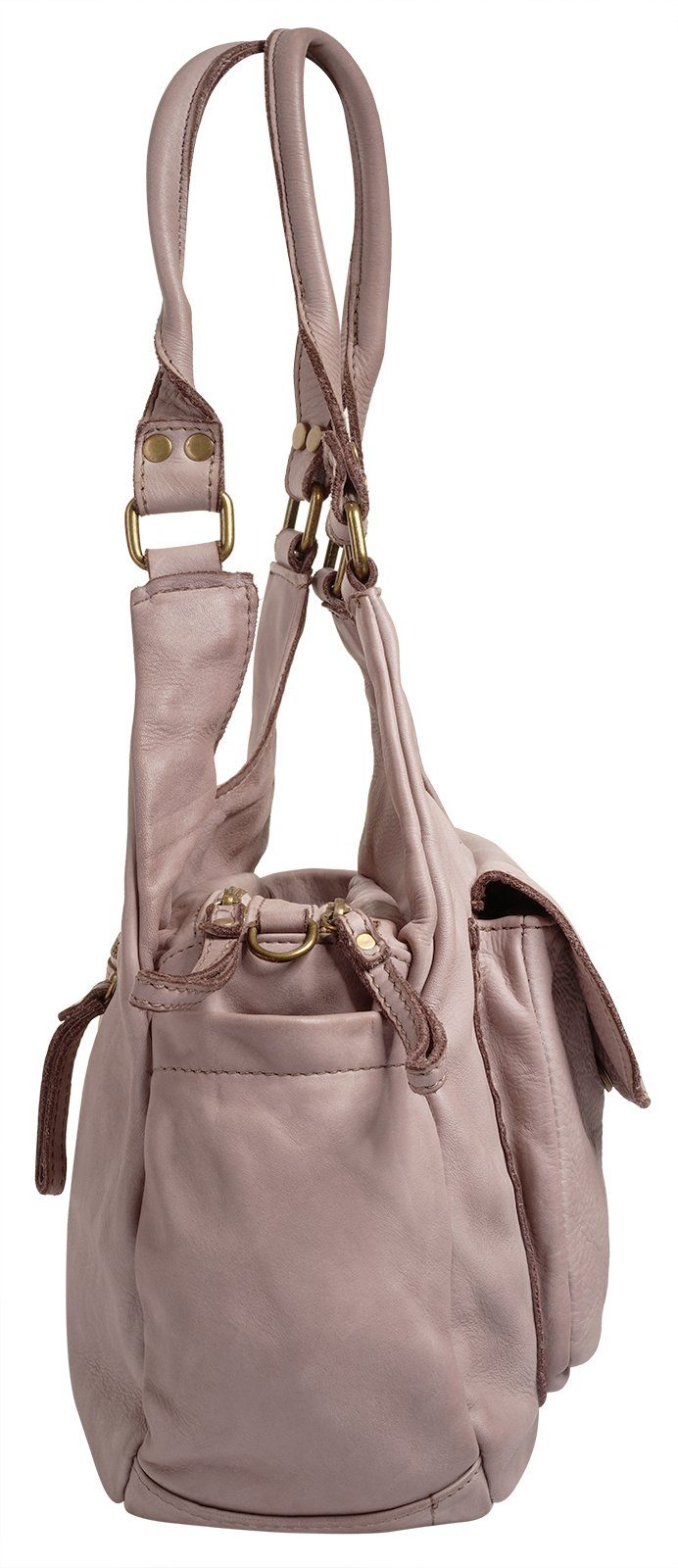 Samantha Look Schoudertas echt leer, made in italy