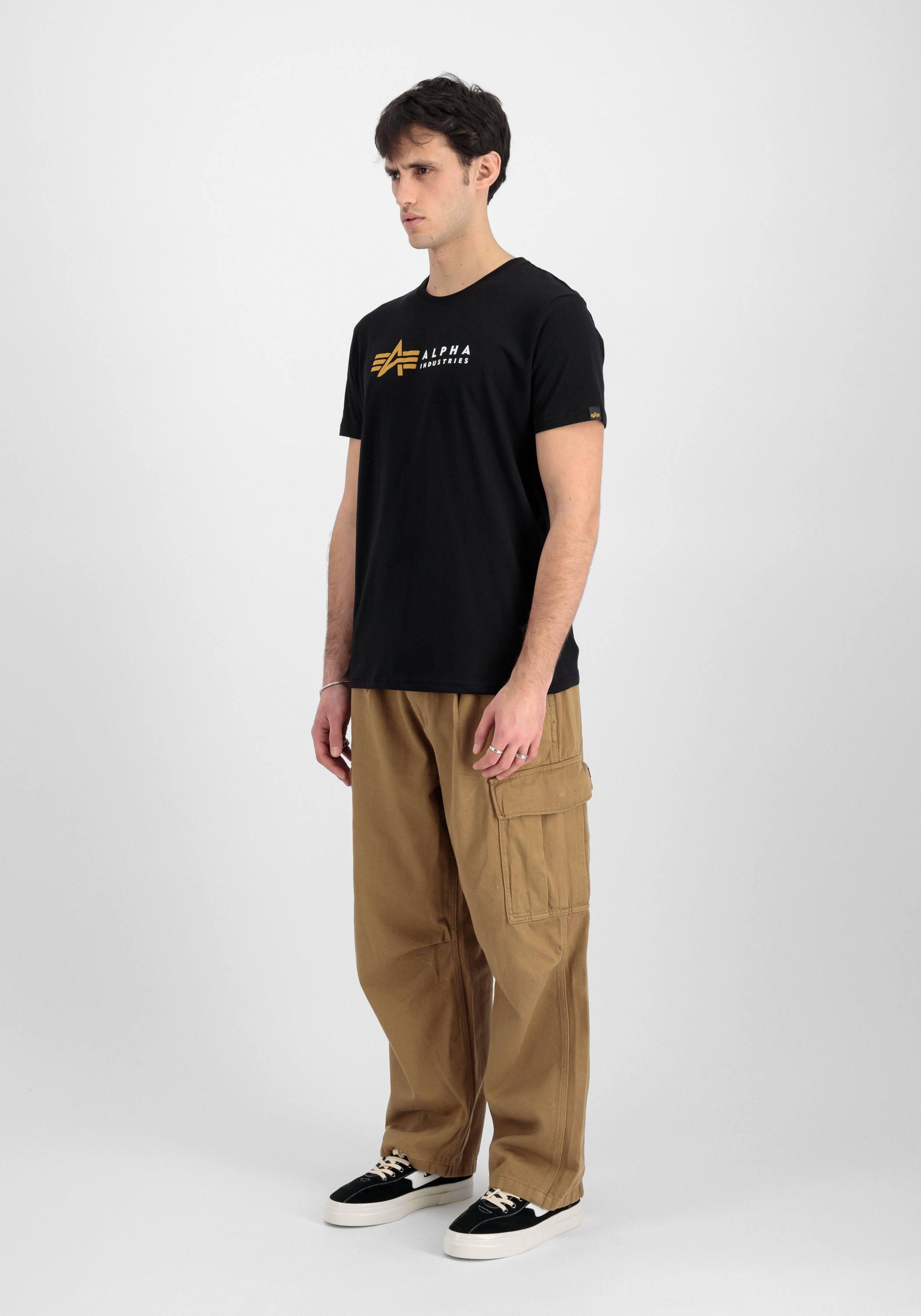 Alpha Industries T-shirt Alpha Industries Men - T-Shirts Alpha Label T Puff Print
