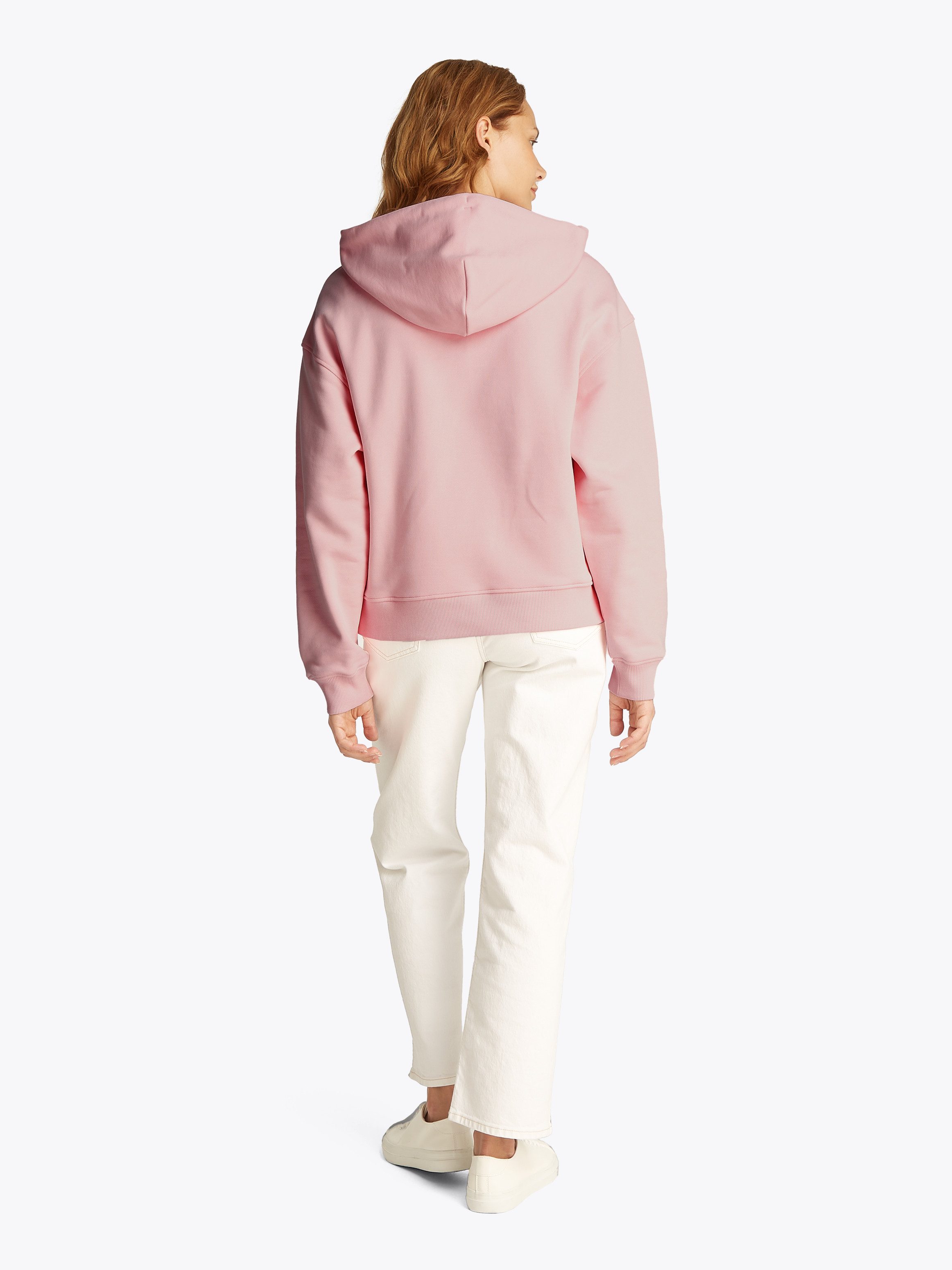 Tommy Jeans Curve Hoodie TJW BXY BADGE HOODIE EXT in grote maten, capuchon, badge