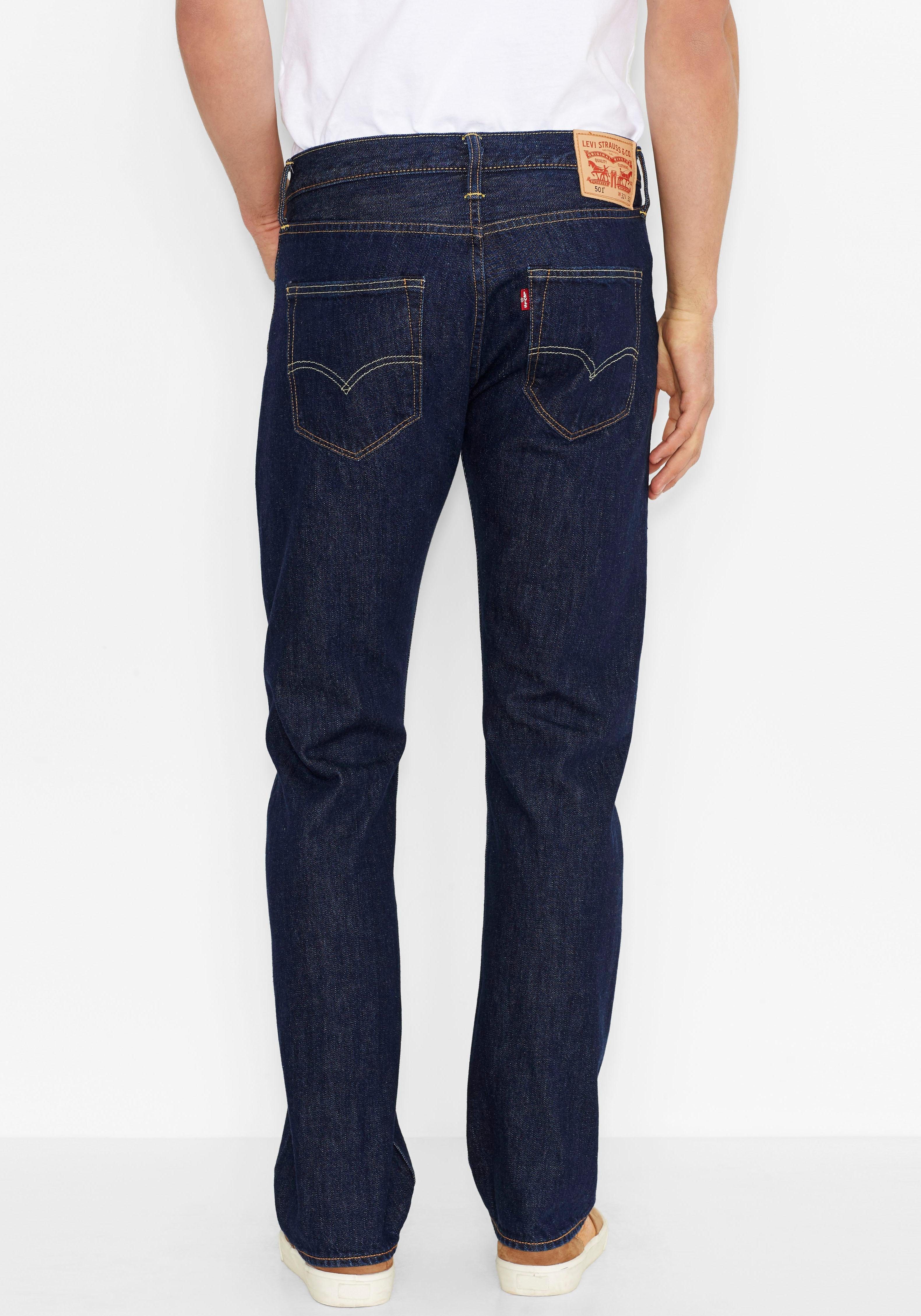 Levi's Straight jeans 501 LEVI'S ORIGINAL heren straight jeans maat 32 blauw