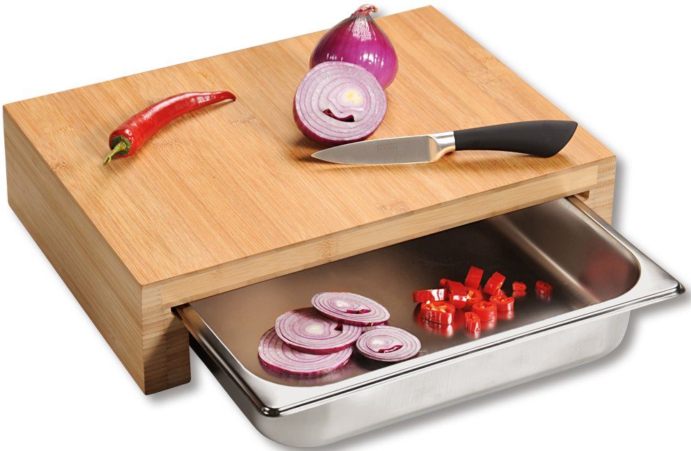 KESPER for kitchen & home Snijplank FSC-gecertificeerd bamboe snijplanken beige