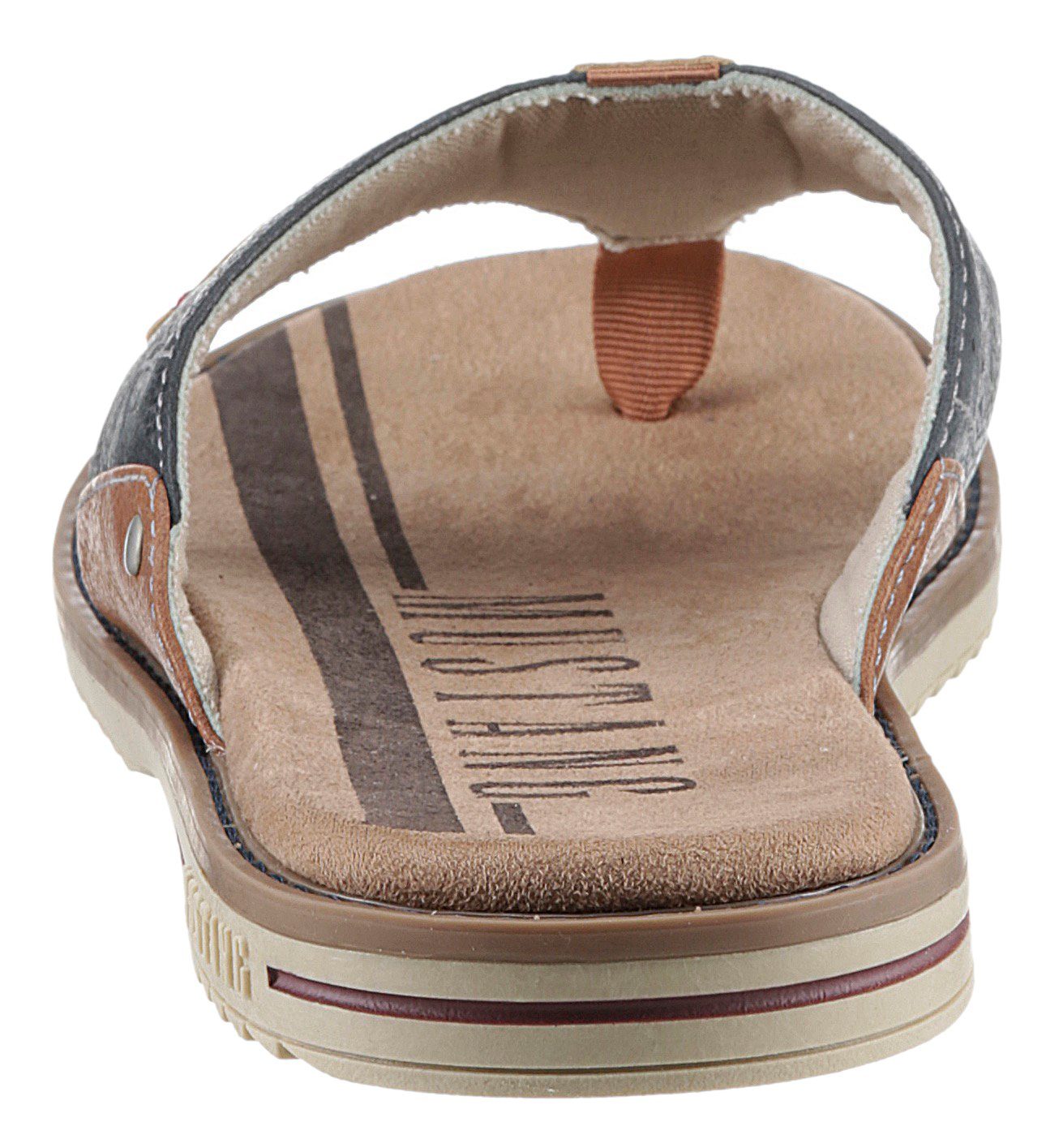 Mustang Shoes Teenslippers , zomerschoen, slippers, poolslides, badschoen, stijlvolle kleurcombinatie