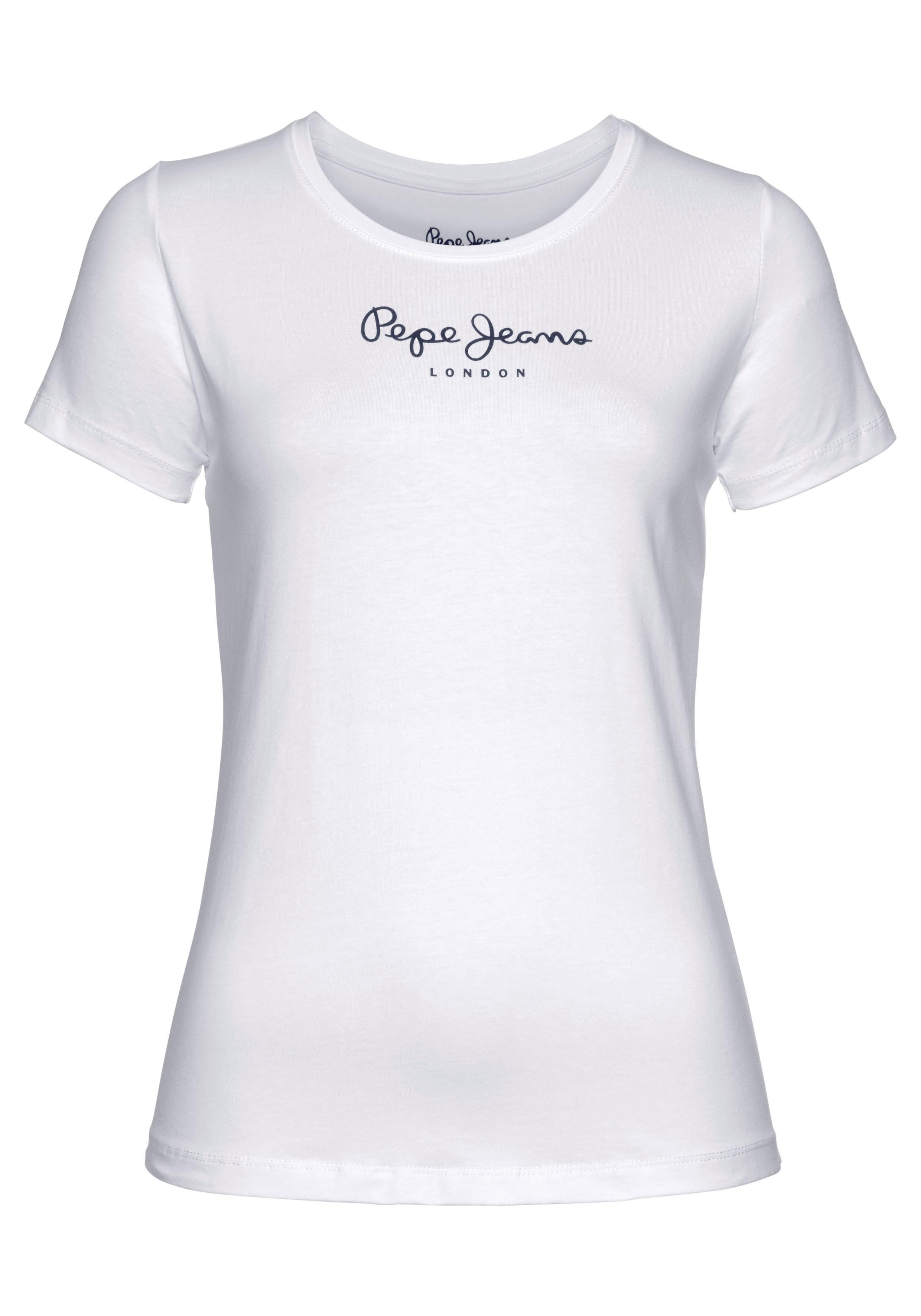 Pepe Jeans T-shirt NEW VIRGINIA met logoprint