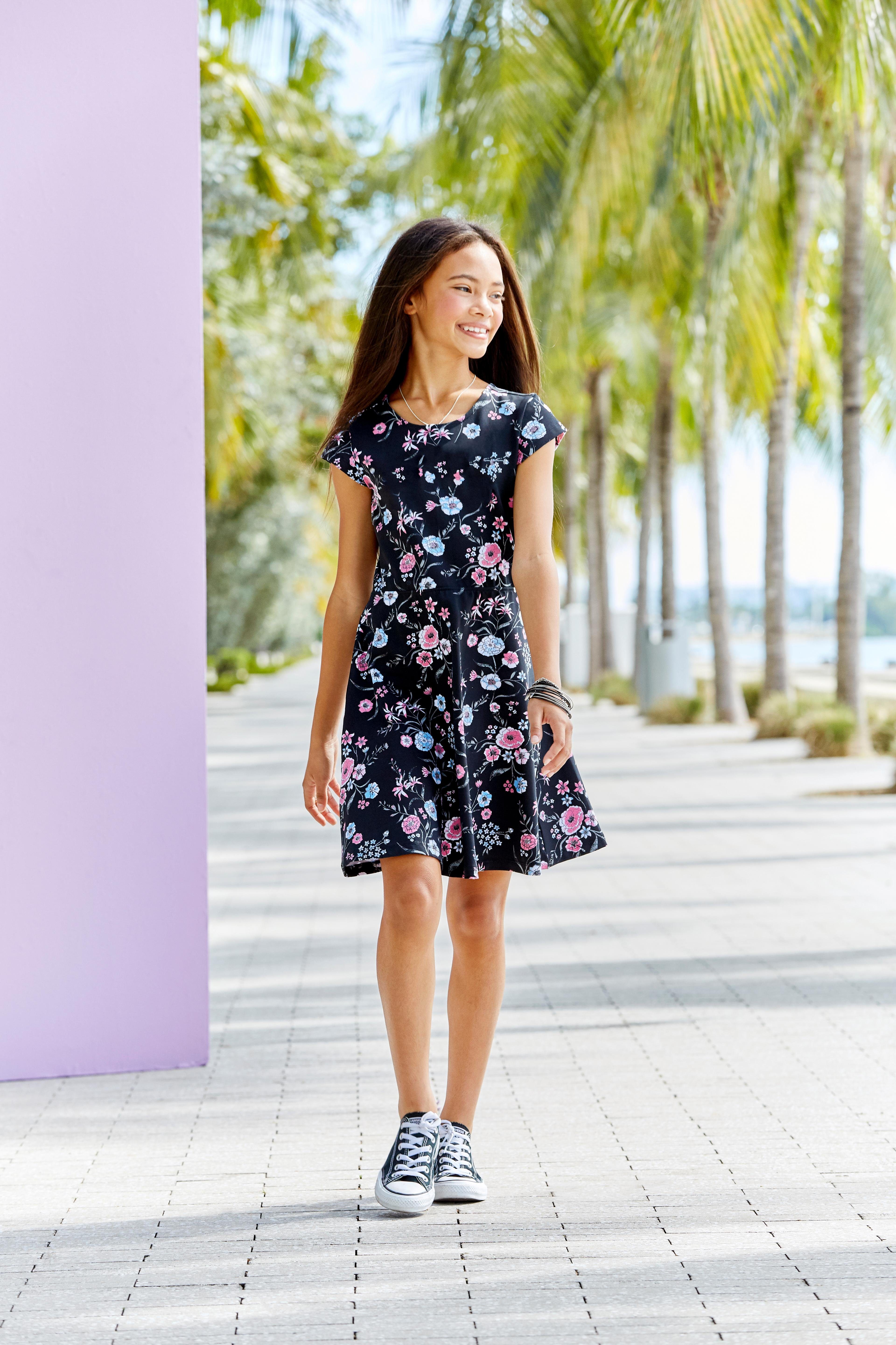 KIDSWORLD Jerseyjurk feestelijke gelegenheden, knie-vrij, casual-speels