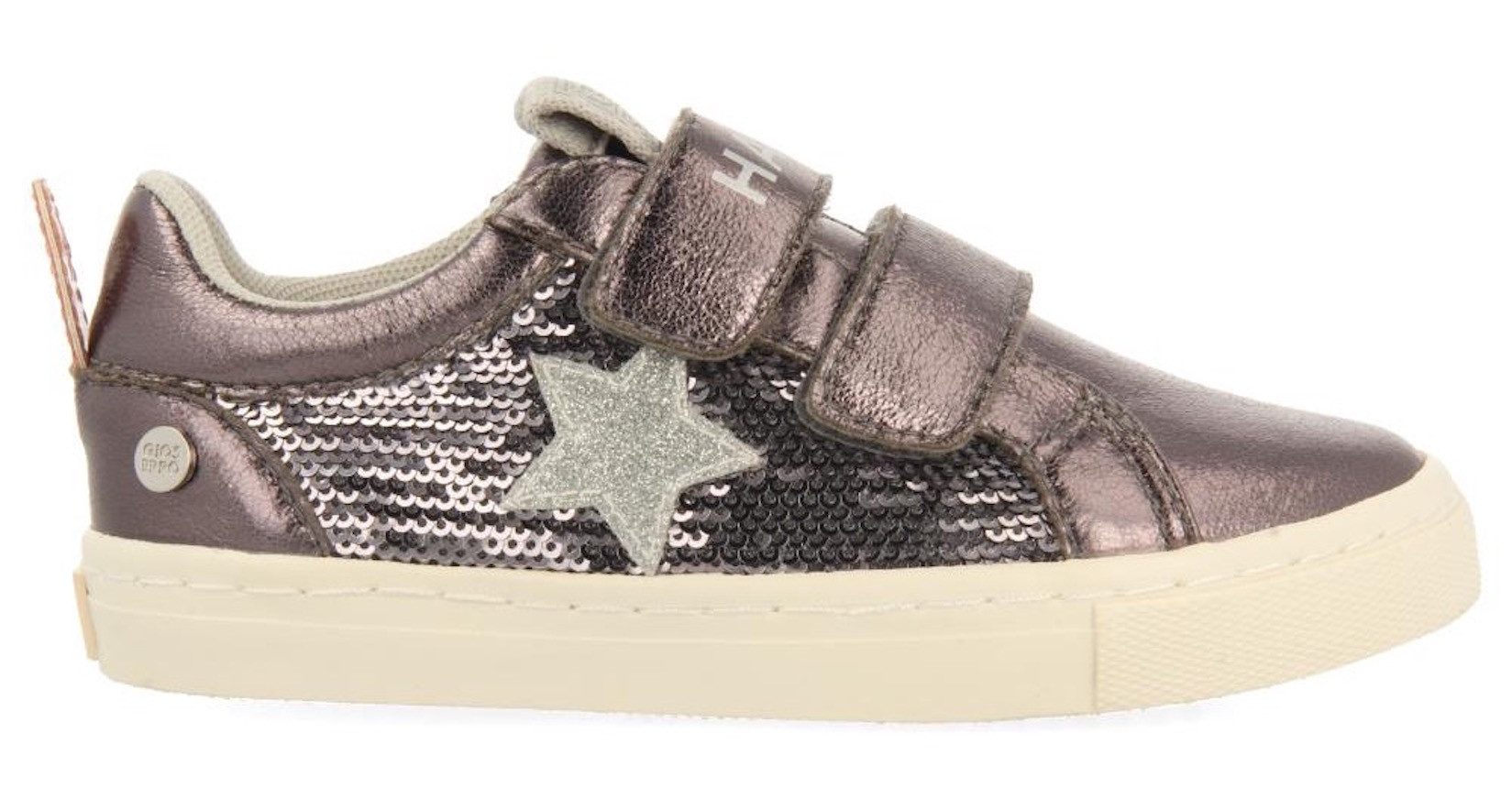 Gioseppo Sneakers ALSLEV Plateausneakers, klittenbandschoen, lage schoen met glitter