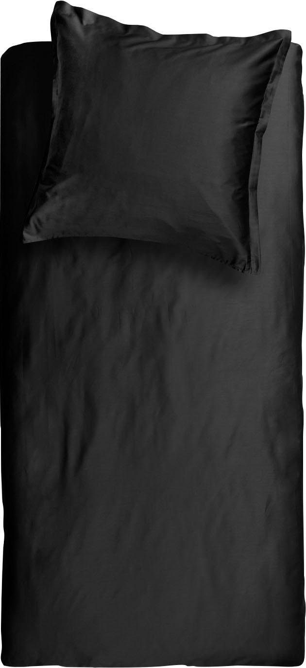 Cinderella Overtrekset Plain Sundays met staande zoom dekbedovertrekken maat 1x 155x220 cm zwart