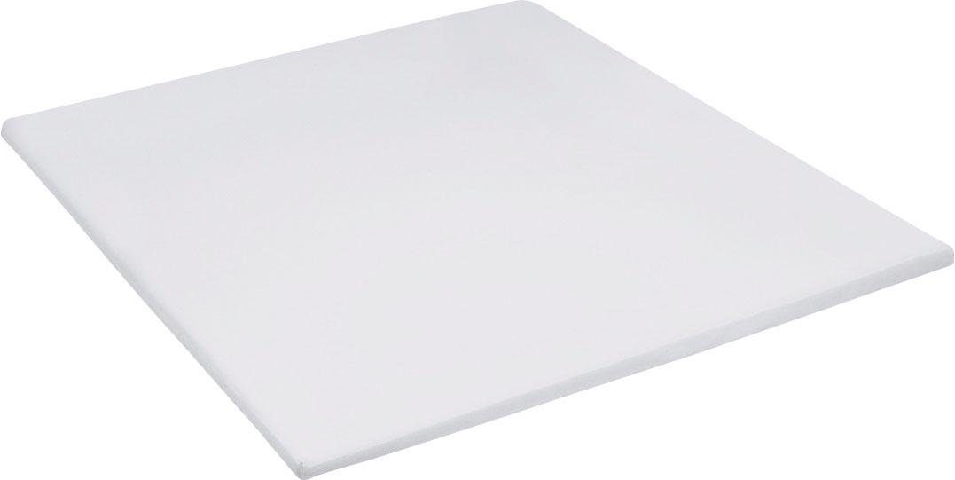 Cinderella Hoeslaken Sundays Satin voor toppers tot 15 cm hoog (1 stuk) hoeslakens maat 200 cm x 220 cm grijs