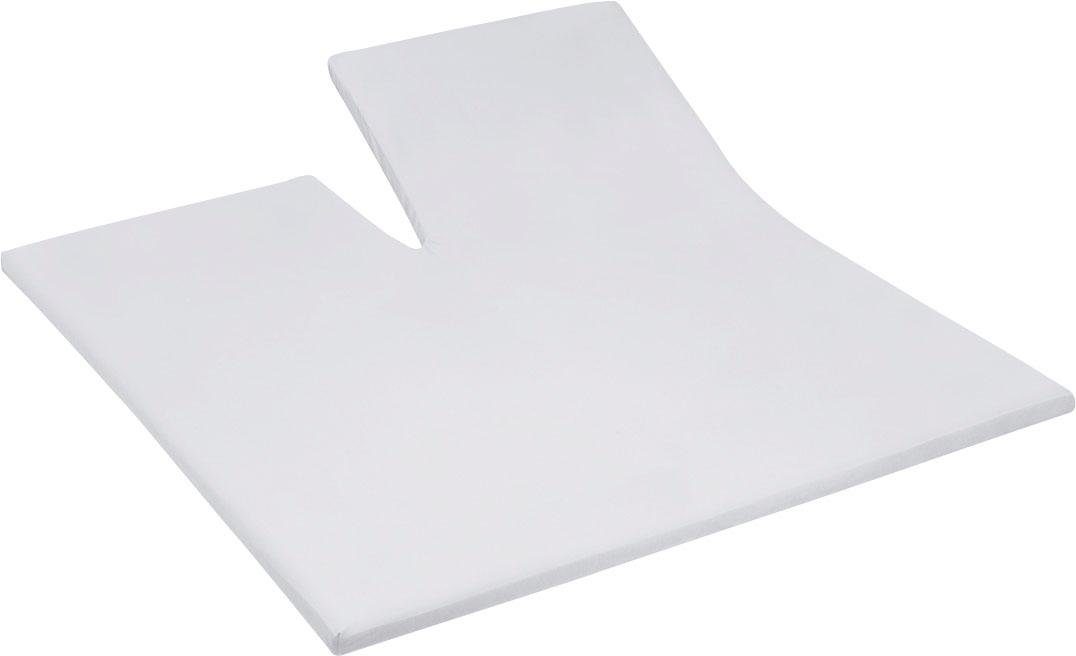 Cinderella Hoeslaken Satin Split Sundays voor toppers tot 15 cm hoog (1 stuk) hoeslakens maat 180 cm x 210 cm grijs