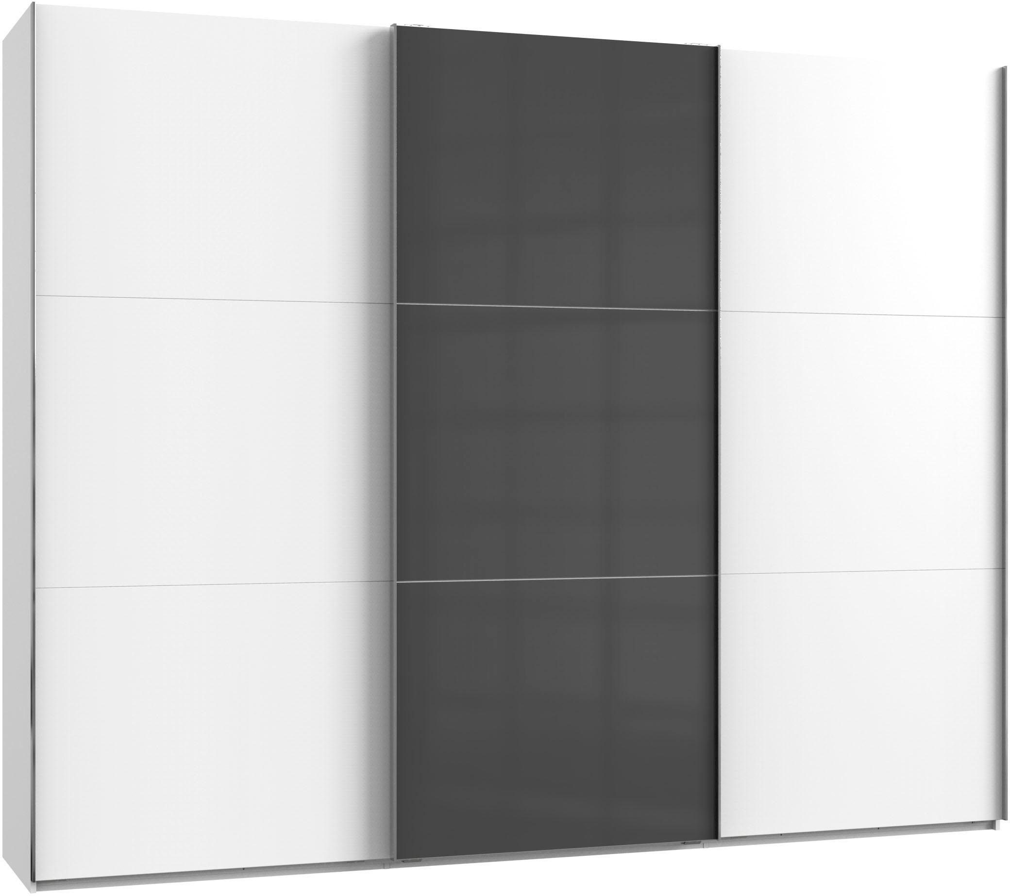 Wimex Zweefdeurkast Level by fresh to go met telkens een glasdeur