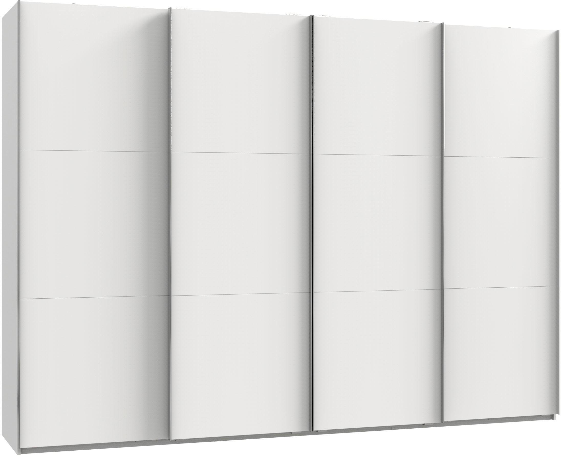 Wimex Zweefdeurkast Level by fresh to go met synchrone opening zweefdeurkasten wit
