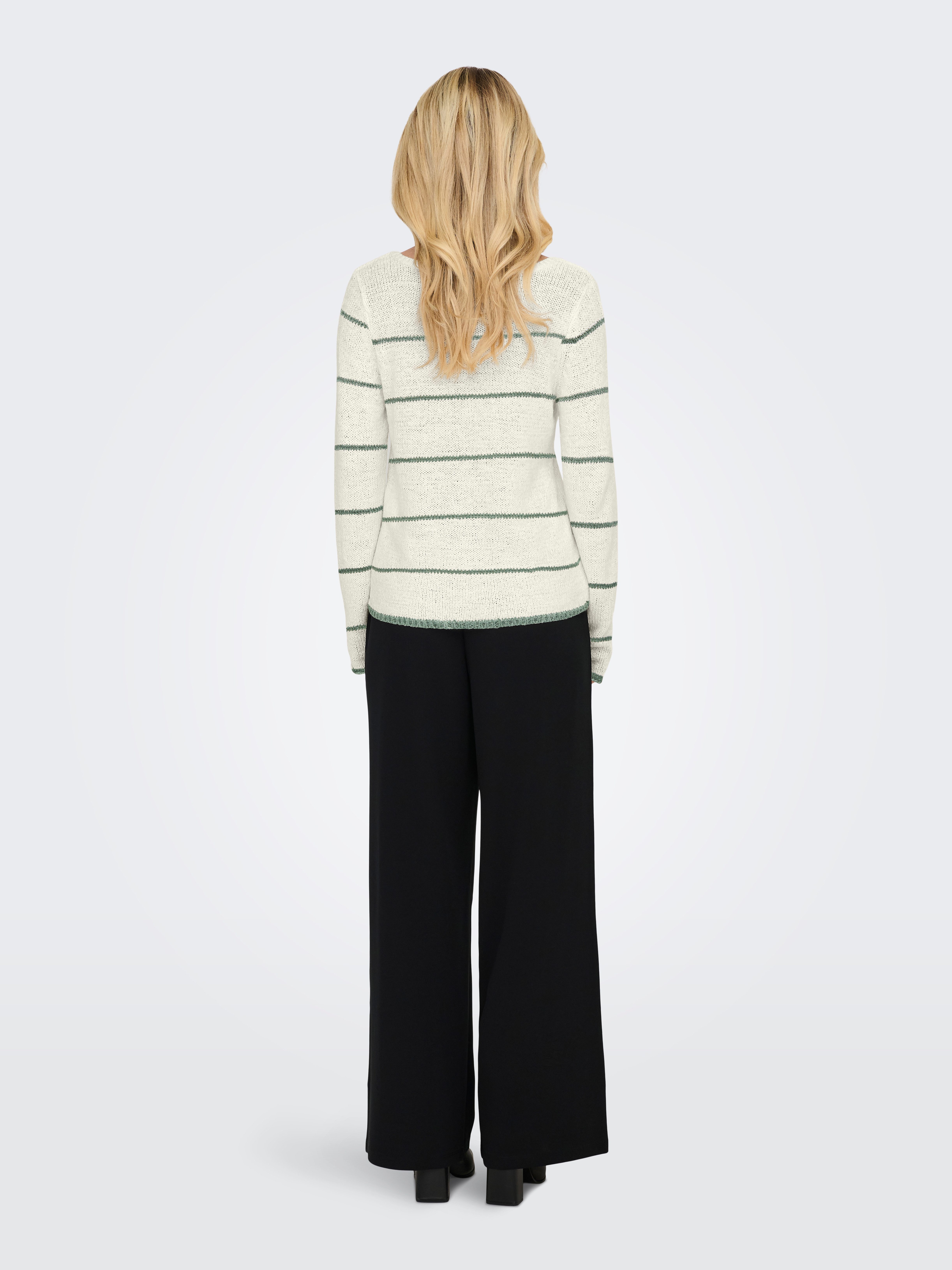 Only Trui met V-hals ONLGEENA L S V-NECK KNT NOOS